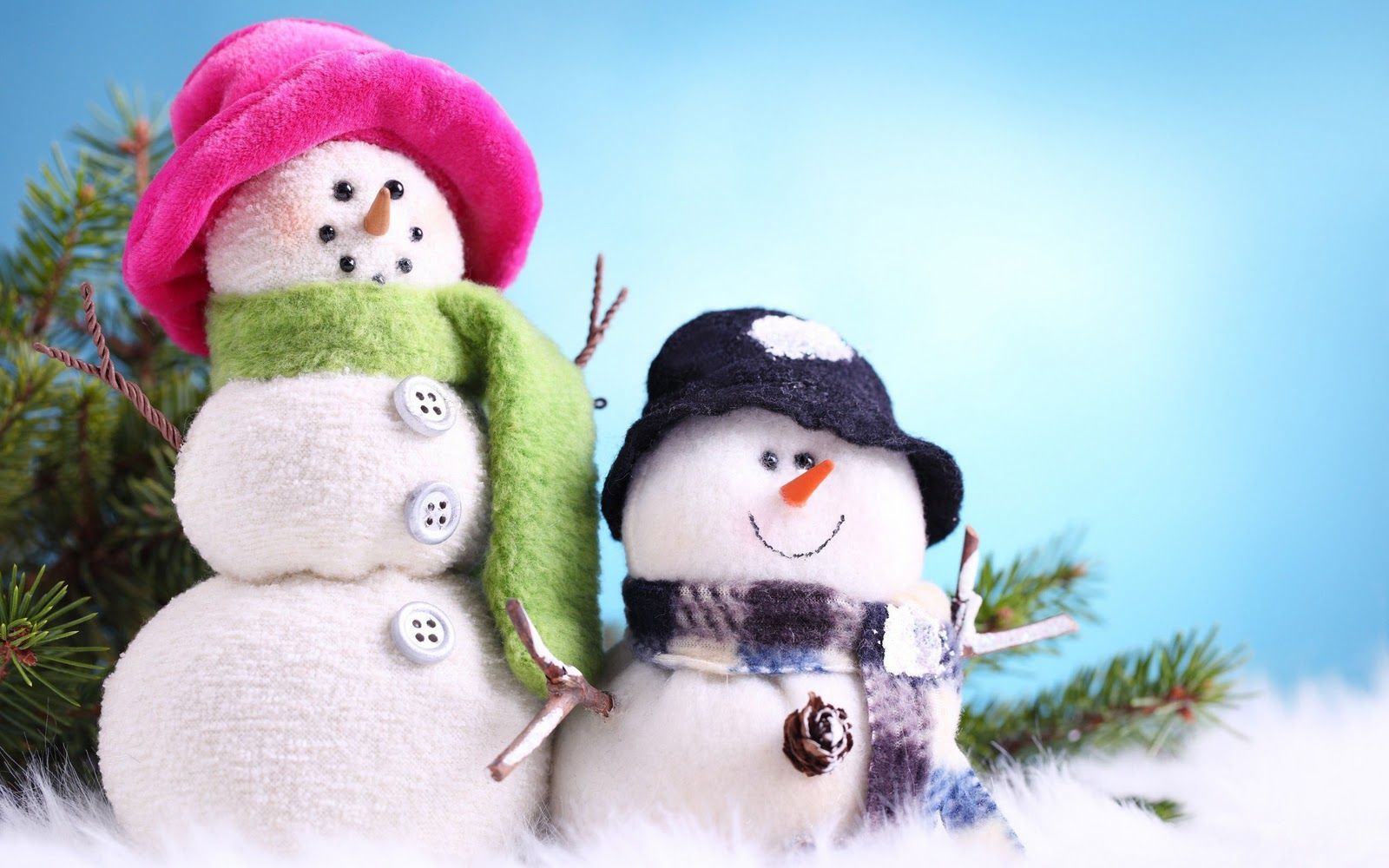 Christmas Cute Snowman Toy Wallpapers