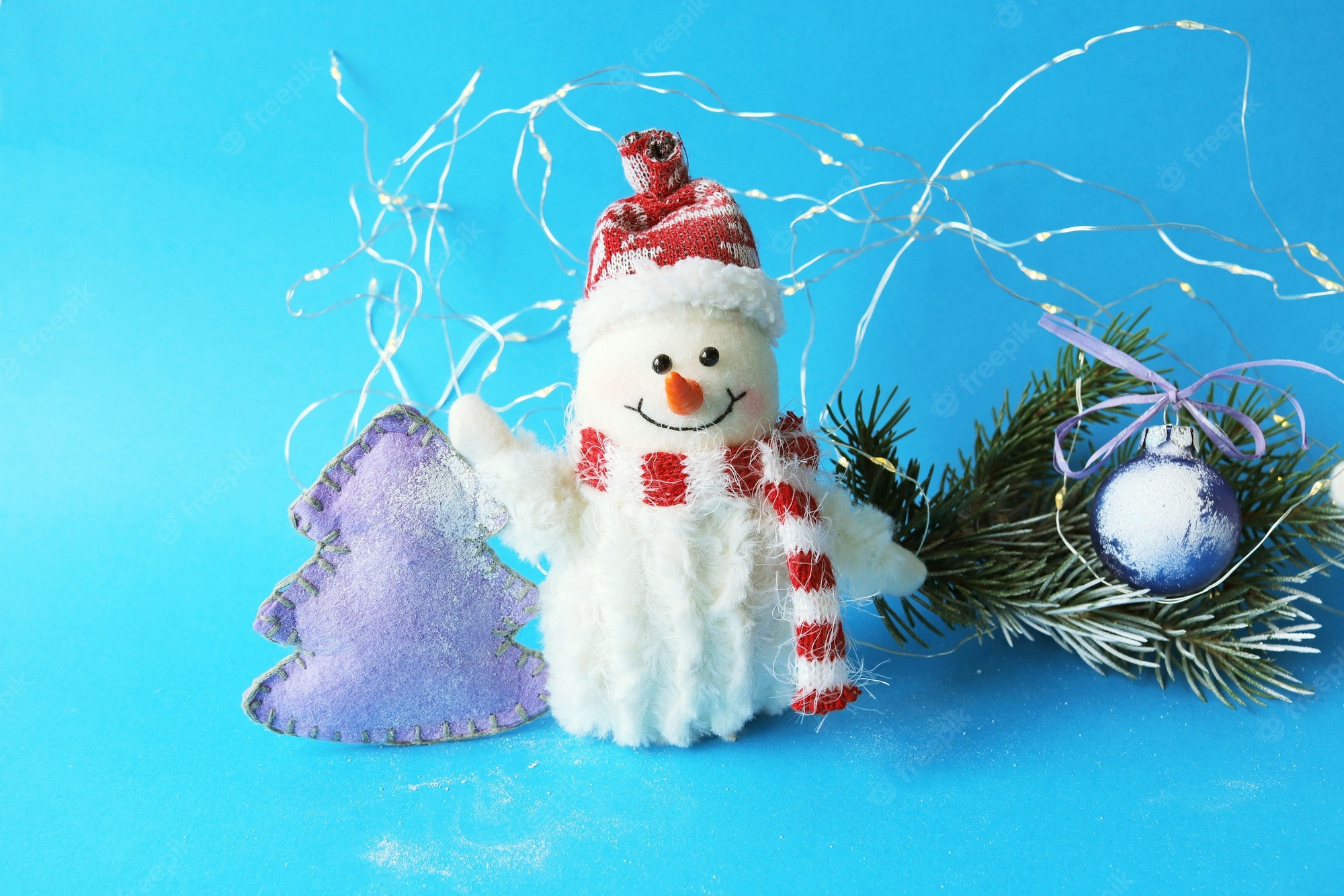 Christmas Cute Snowman Toy Wallpapers