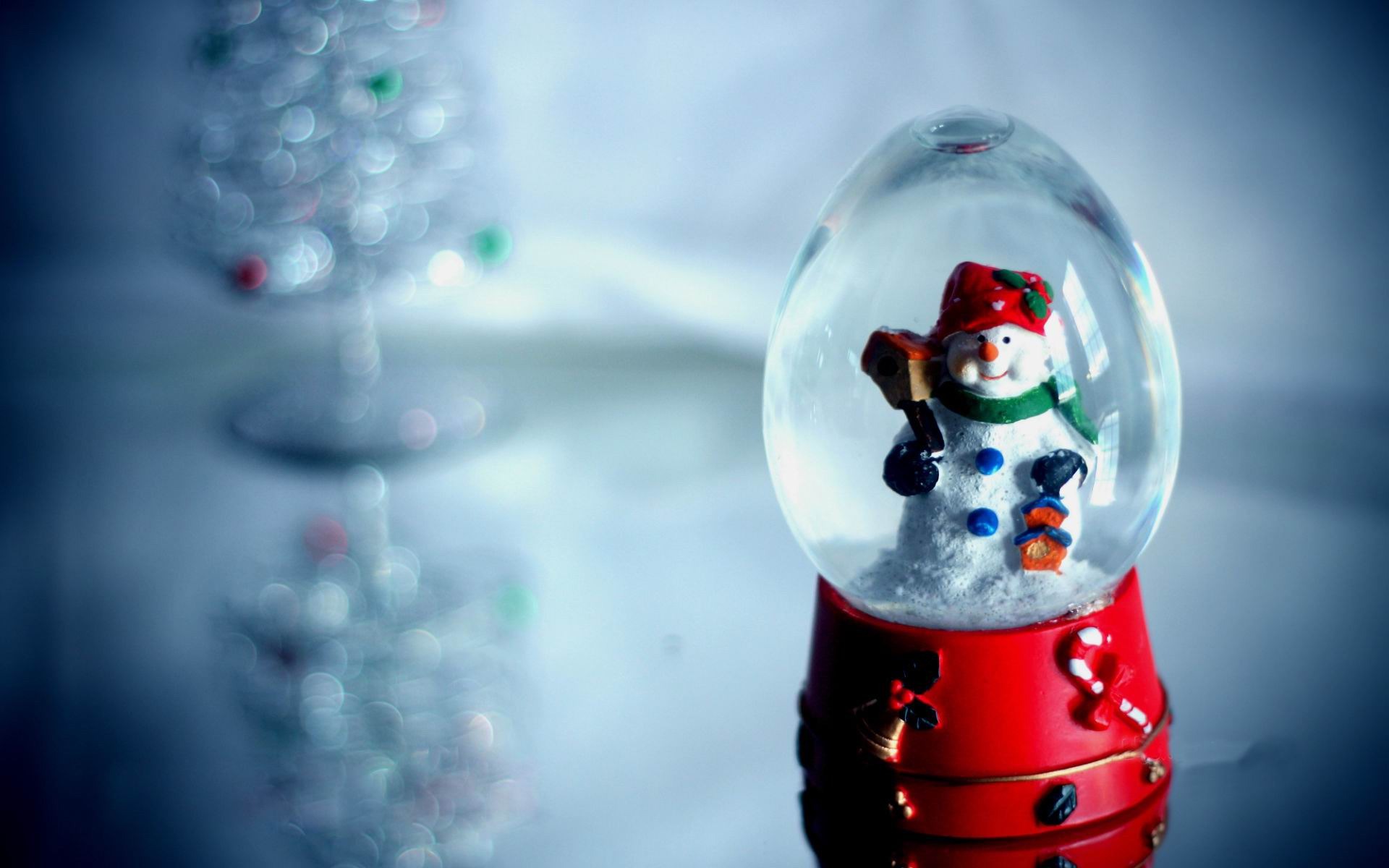 Christmas Cute Snowman Toy Wallpapers