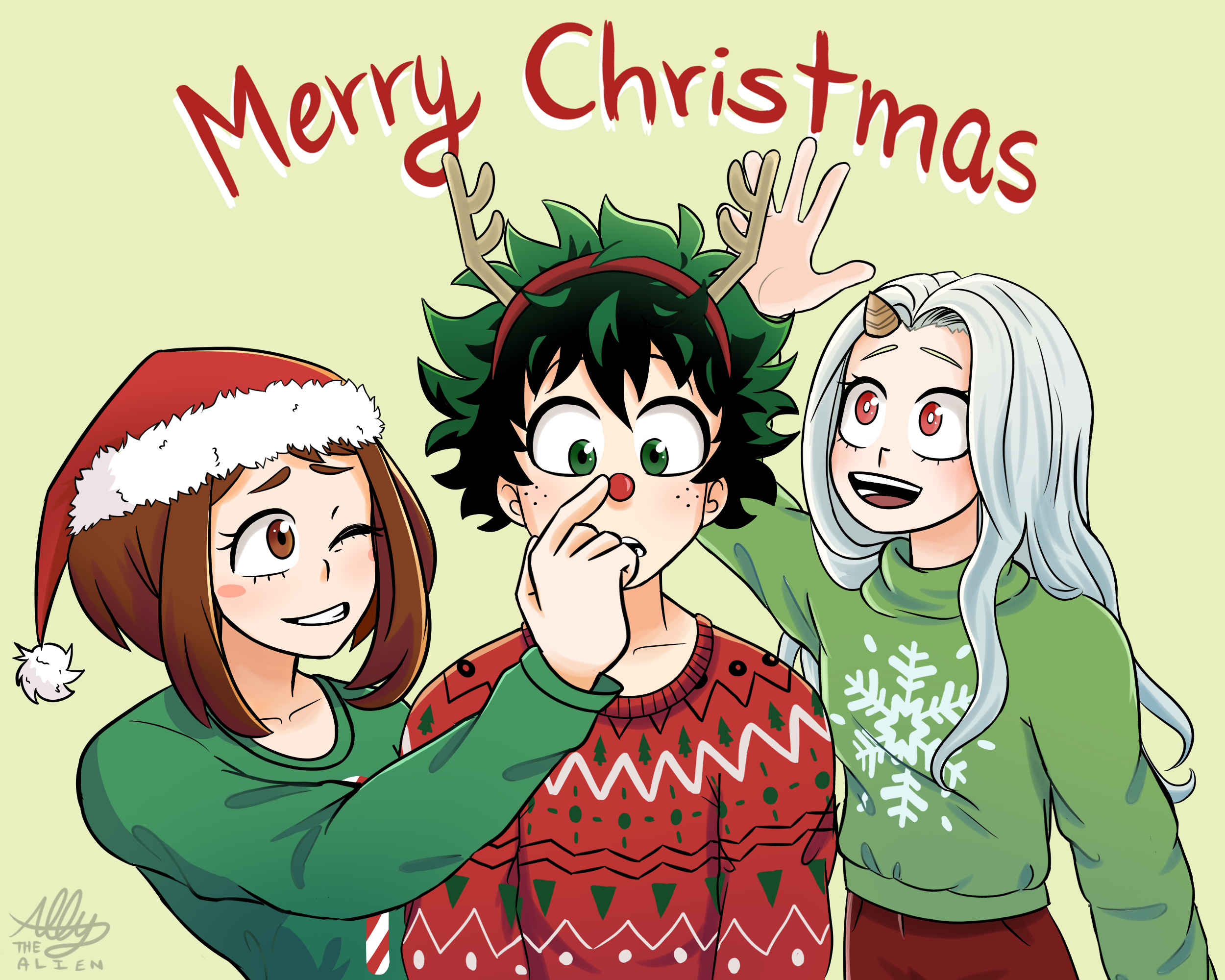 Christmas Deku Wallpapers