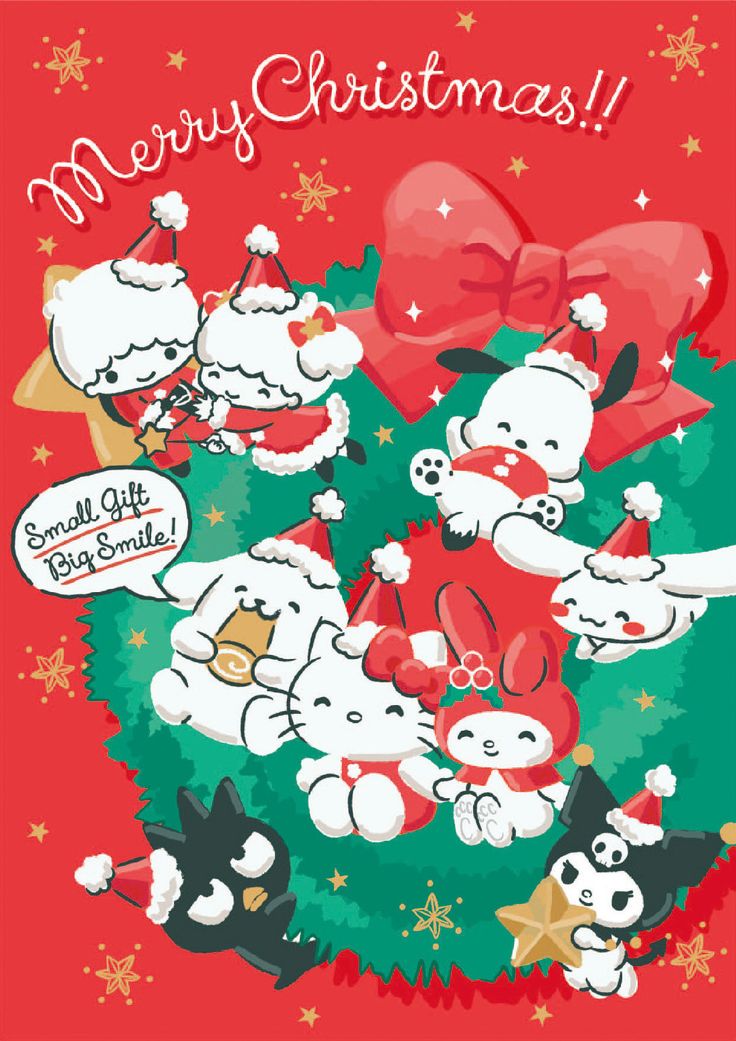 Christmas Hello Kitty Wallpapers