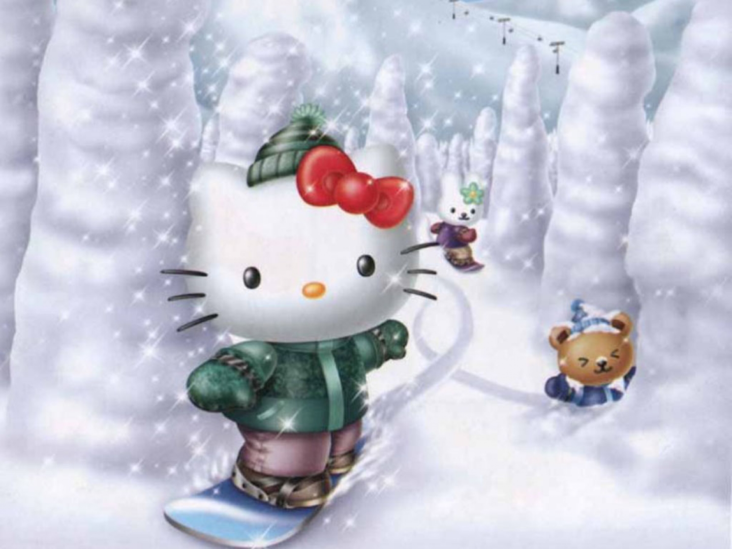 Christmas Hello Kitty Wallpapers