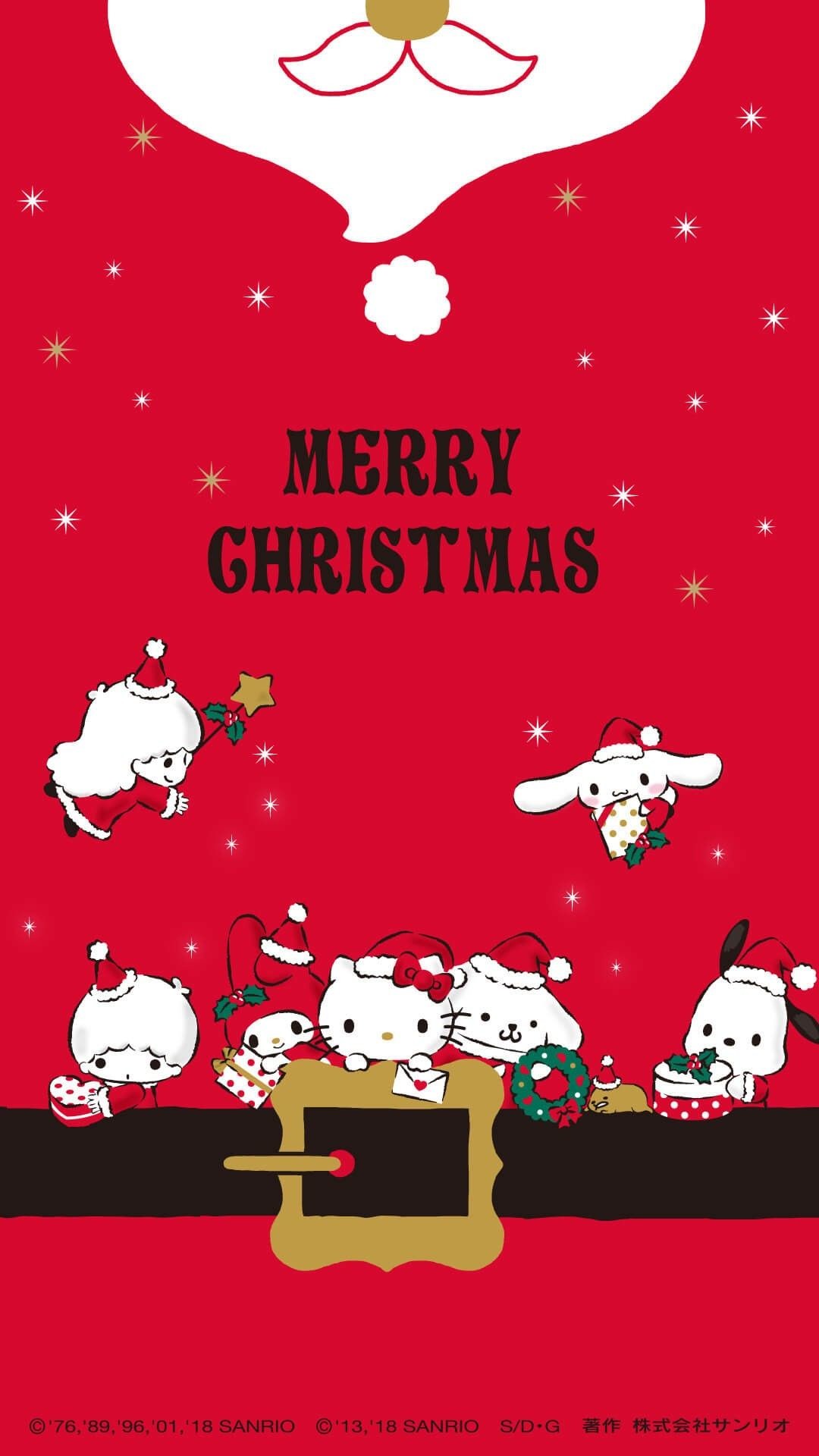 Christmas Hello Kitty Wallpapers