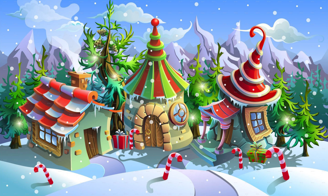 Christmas Houses Desktop Wallpapers