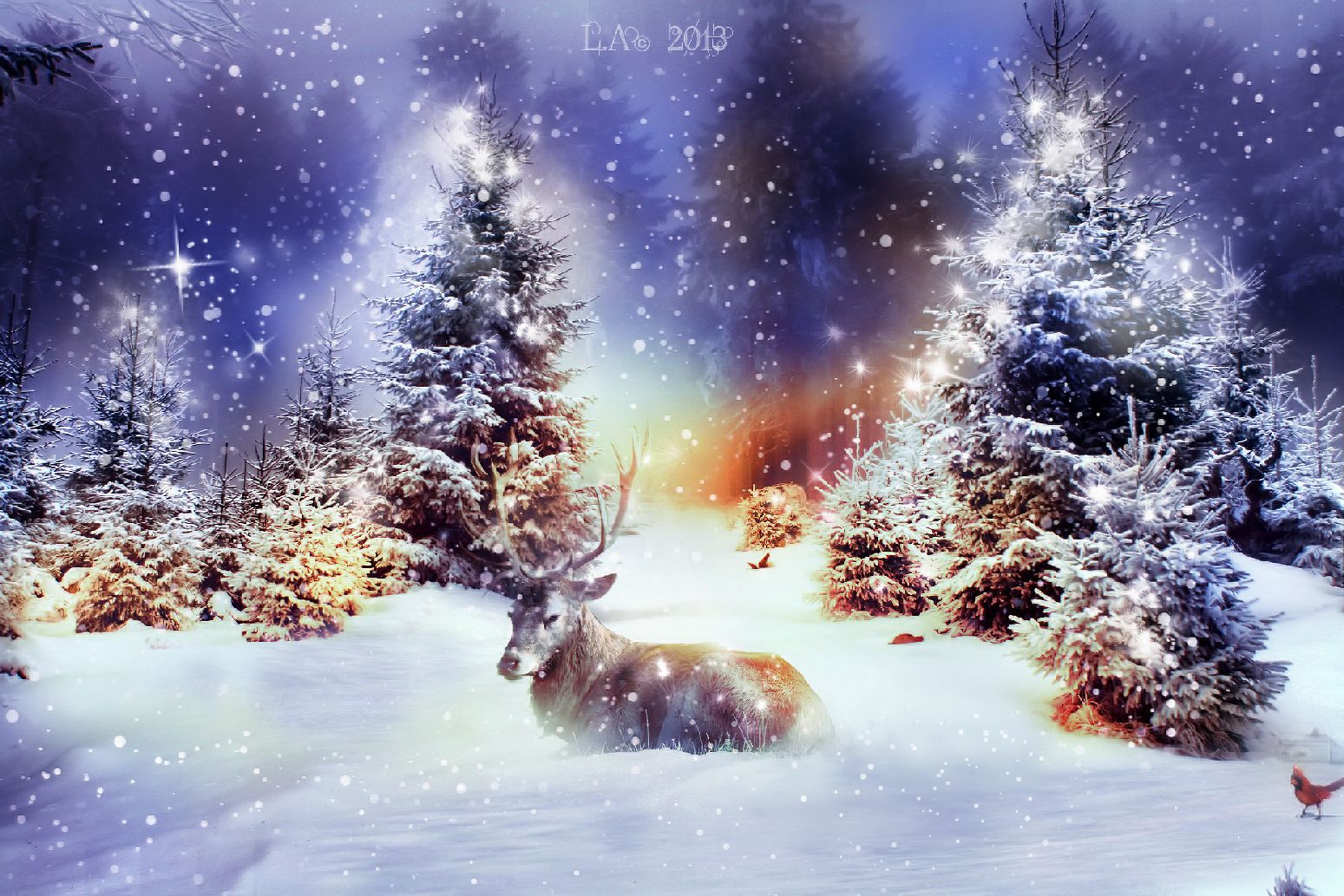 Christmas Landscape Wallpapers