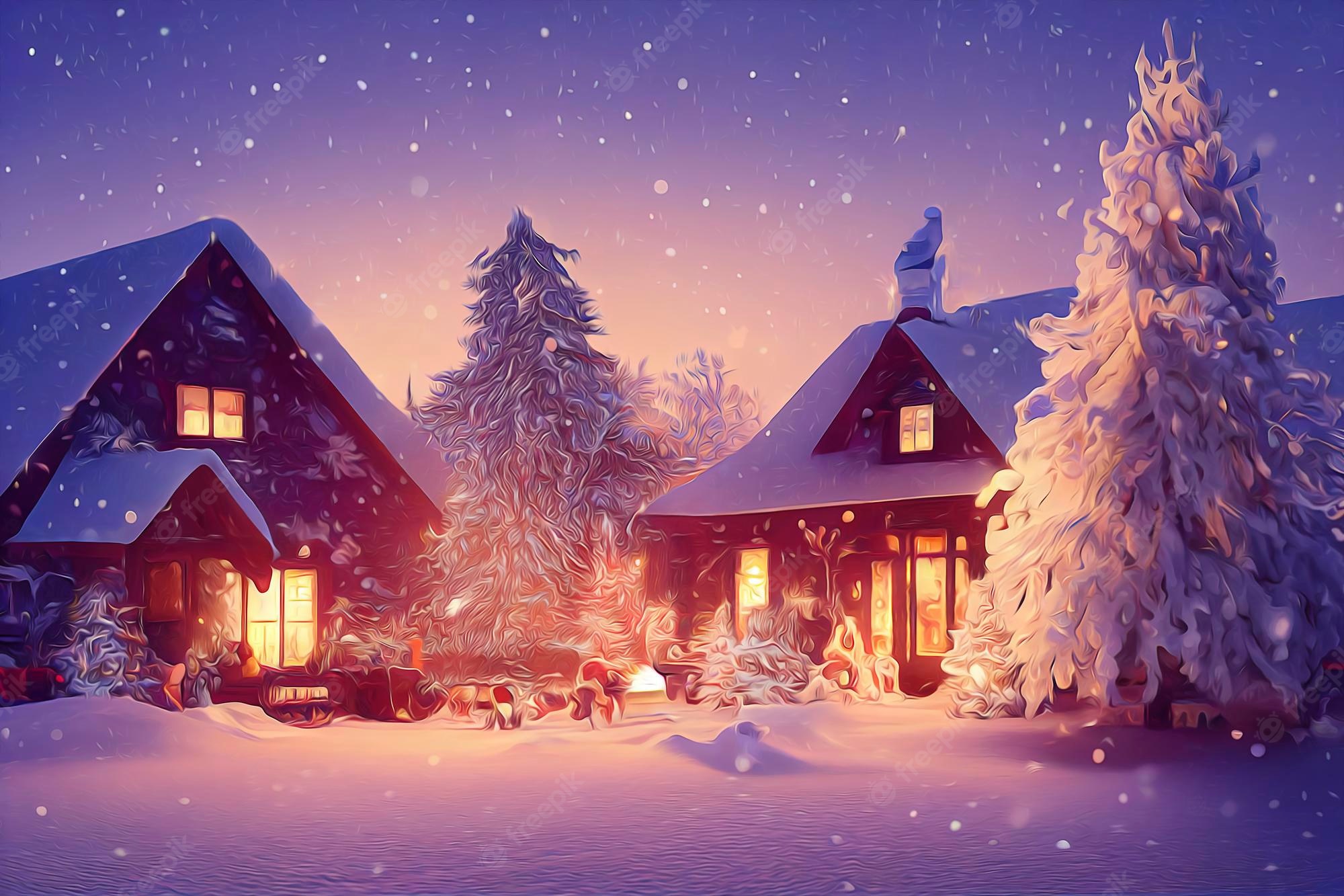 Christmas Landscape Wallpapers