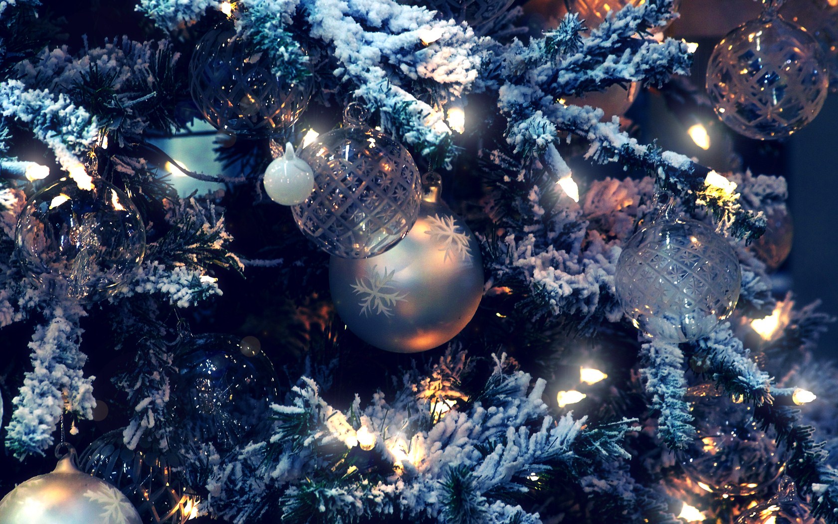 Christmas Light Snow Wallpapers