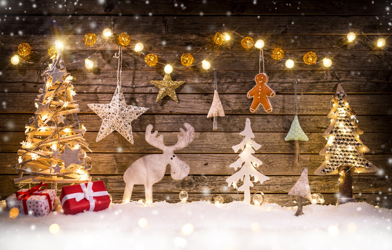 Christmas Light Snow Wallpapers