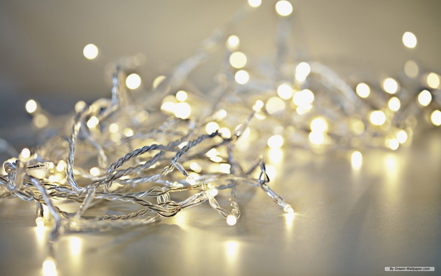 Christmas Lights White Wallpapers