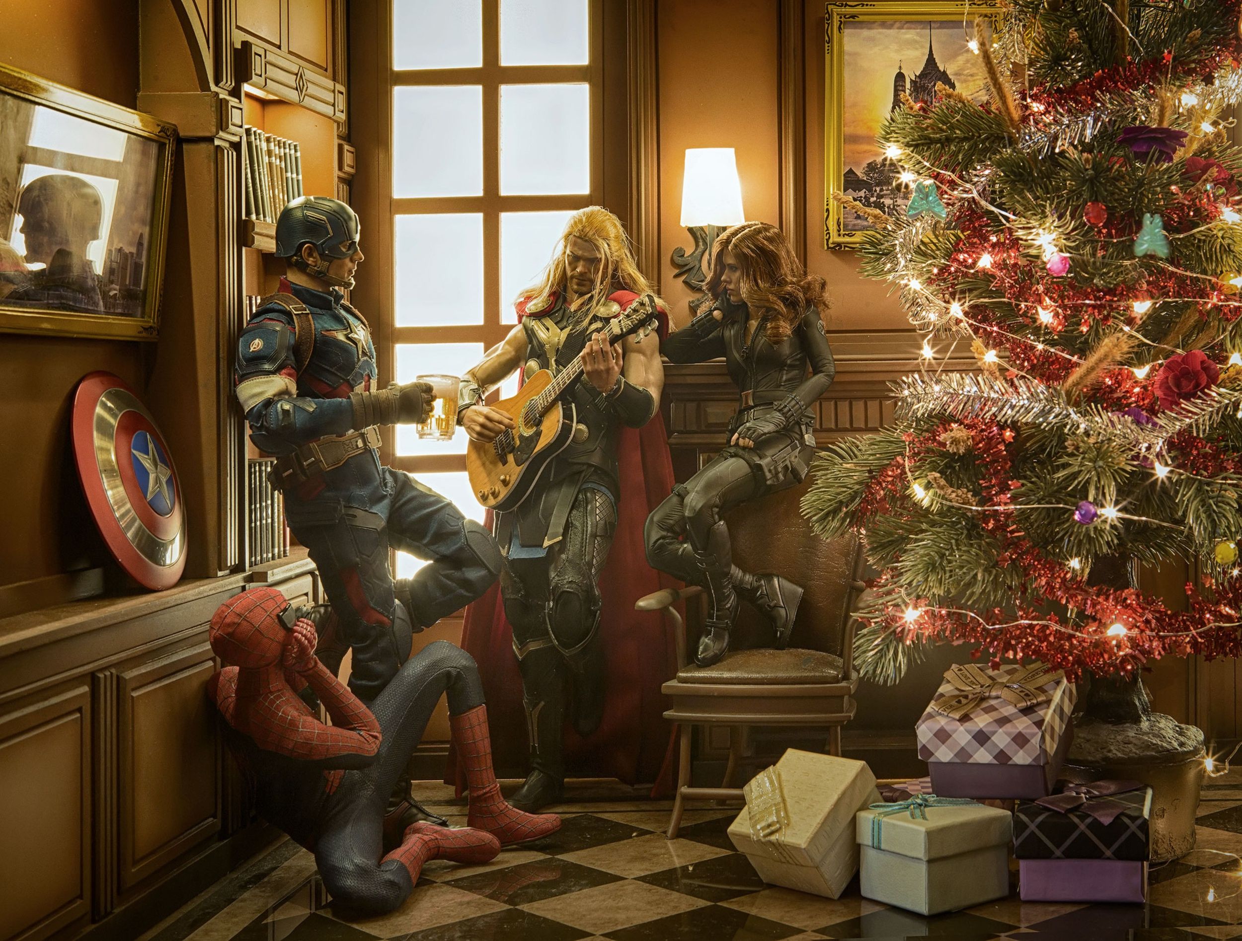 Christmas Marvel Wallpapers