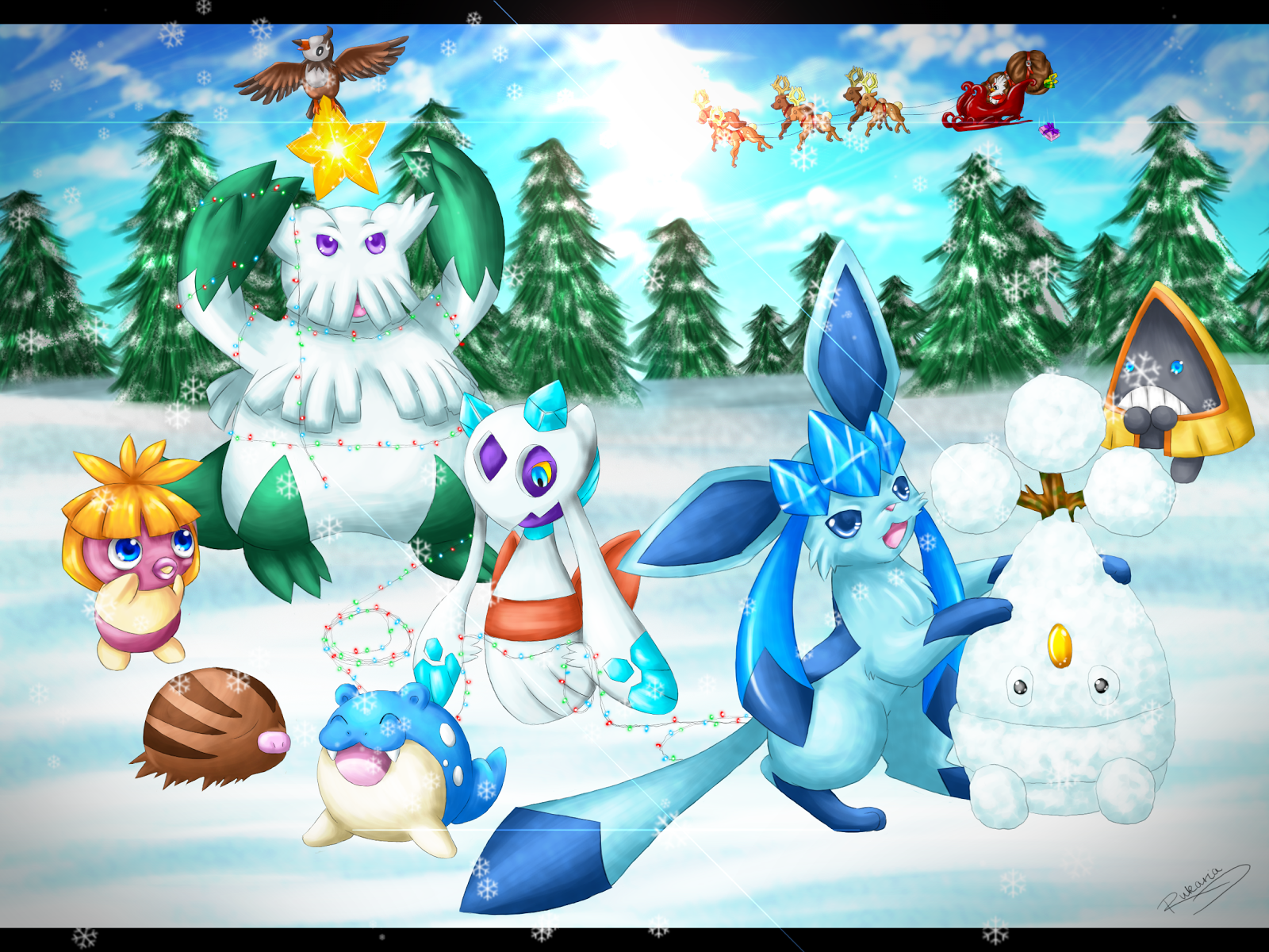Christmas Pokemon Wallpapers