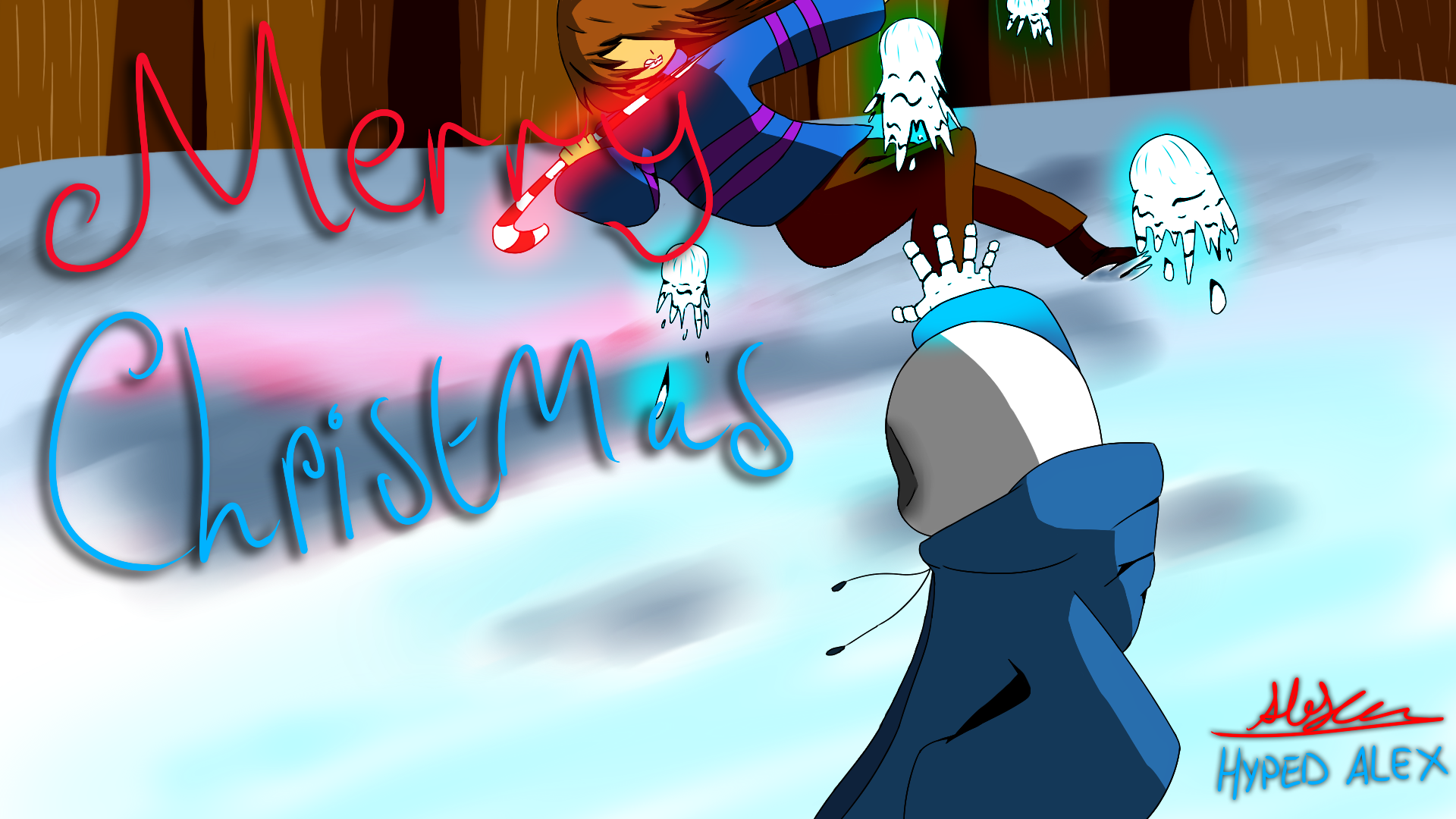 Christmas Sans Wallpapers