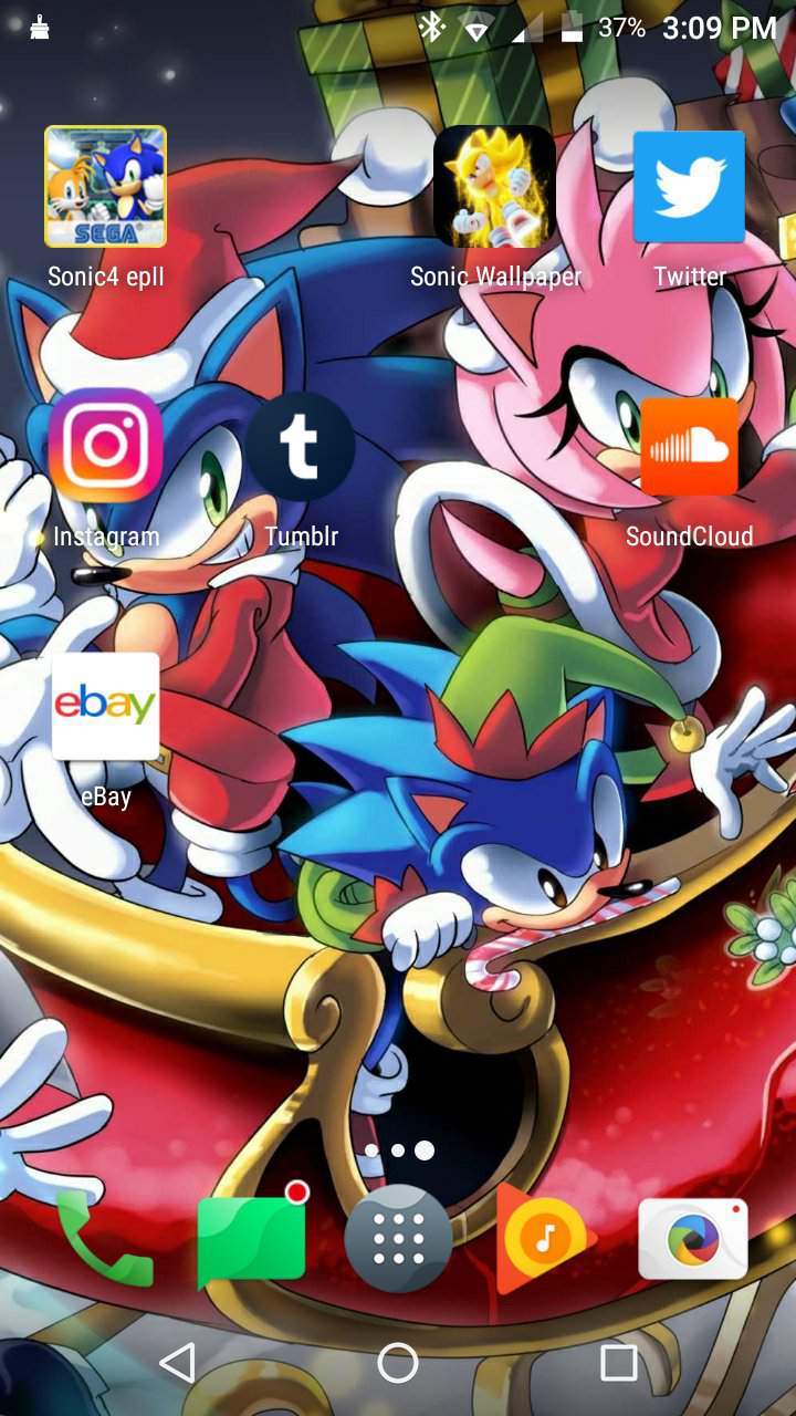 Christmas Sonic Wallpapers
