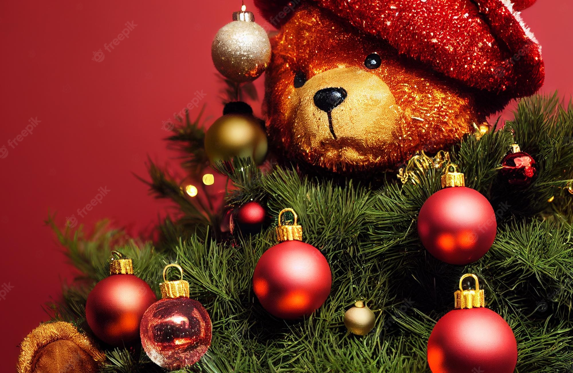 Christmas Teddy Bears Wallpapers