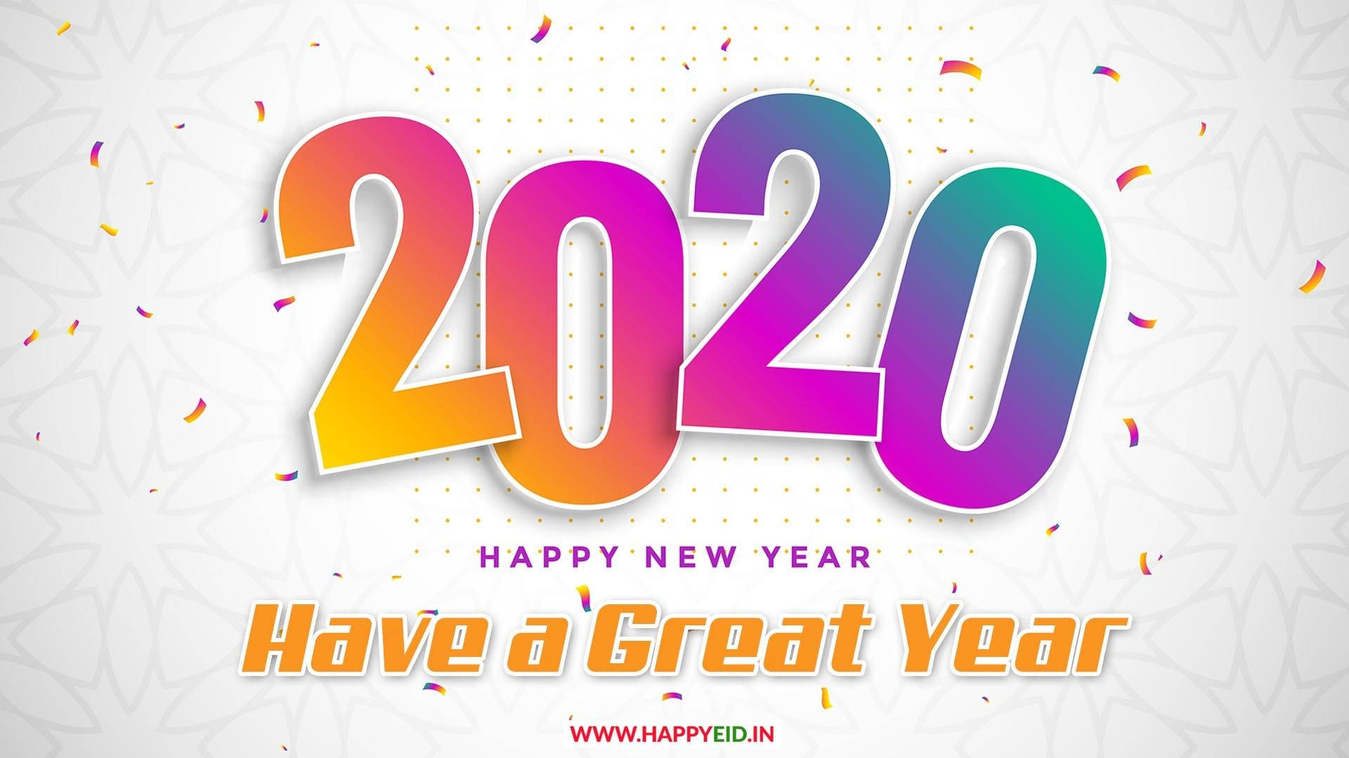 Colorful New Year 2020 Wallpapers