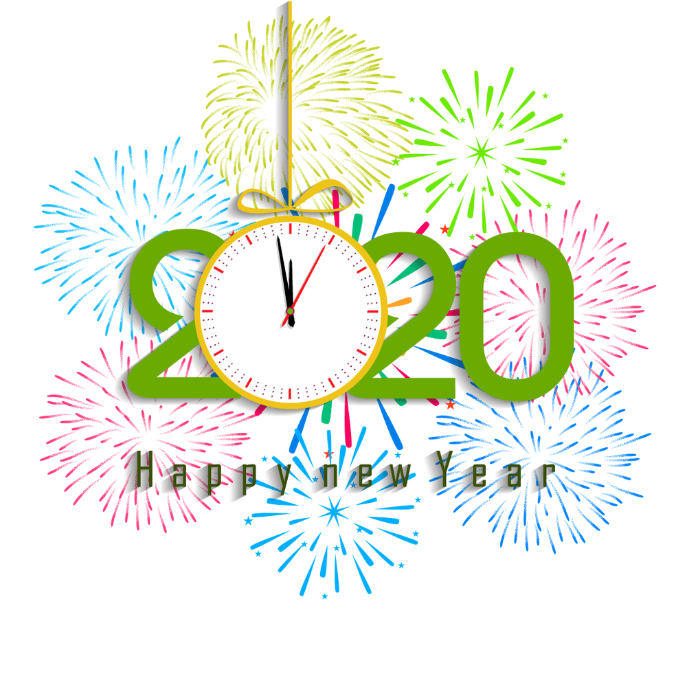 Colorful New Year 2020 Wallpapers