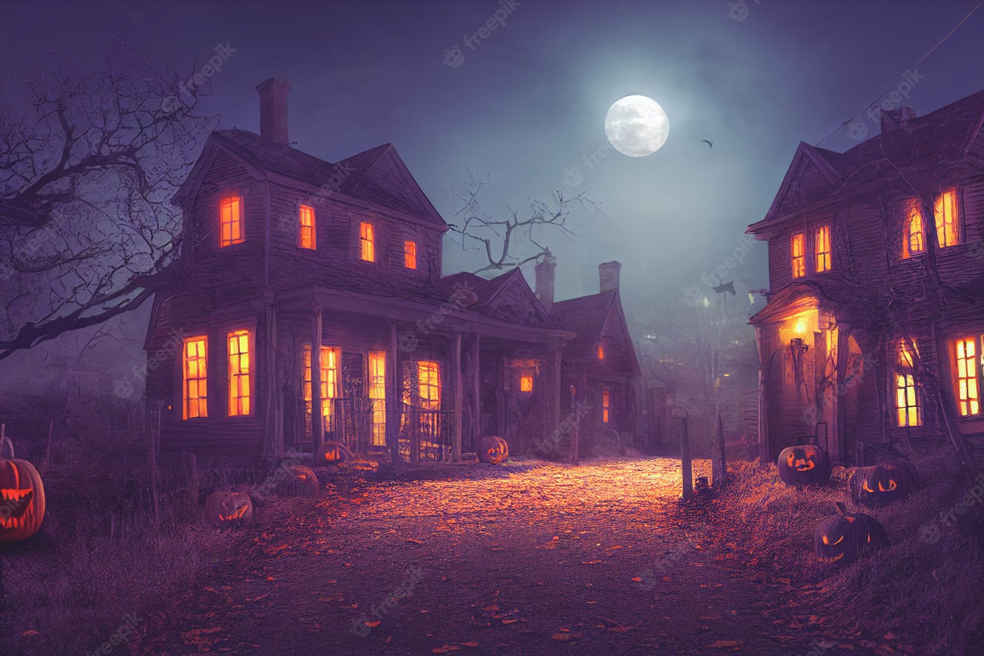 Halloween Haunted House Wallpapers