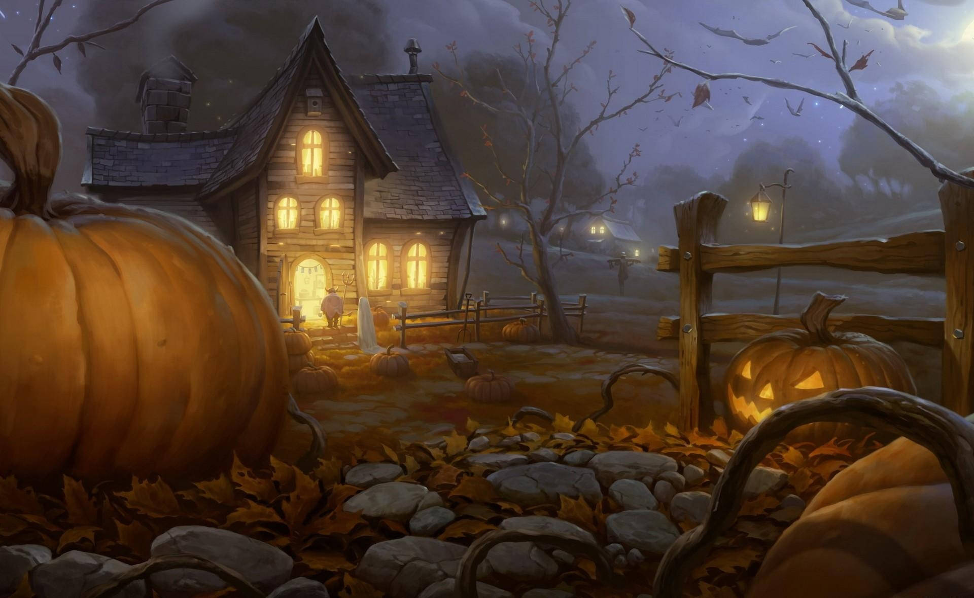 Halloween Haunted House Wallpapers