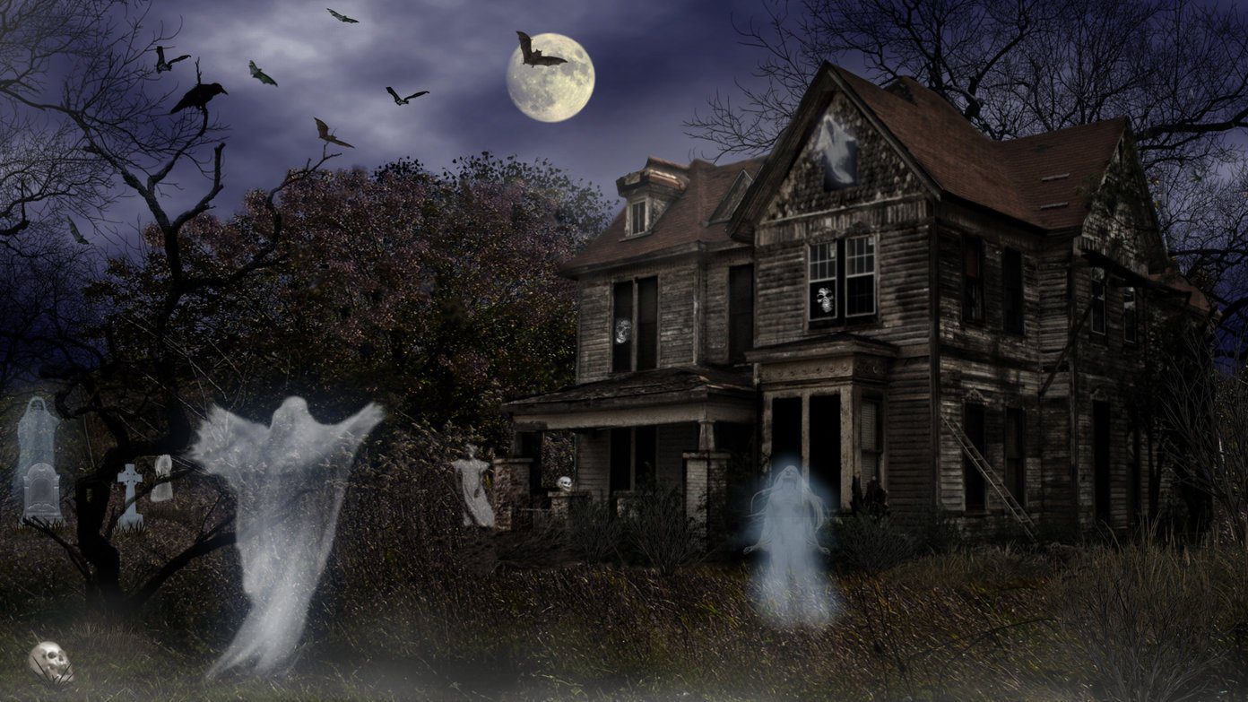 Halloween Haunted House Wallpapers