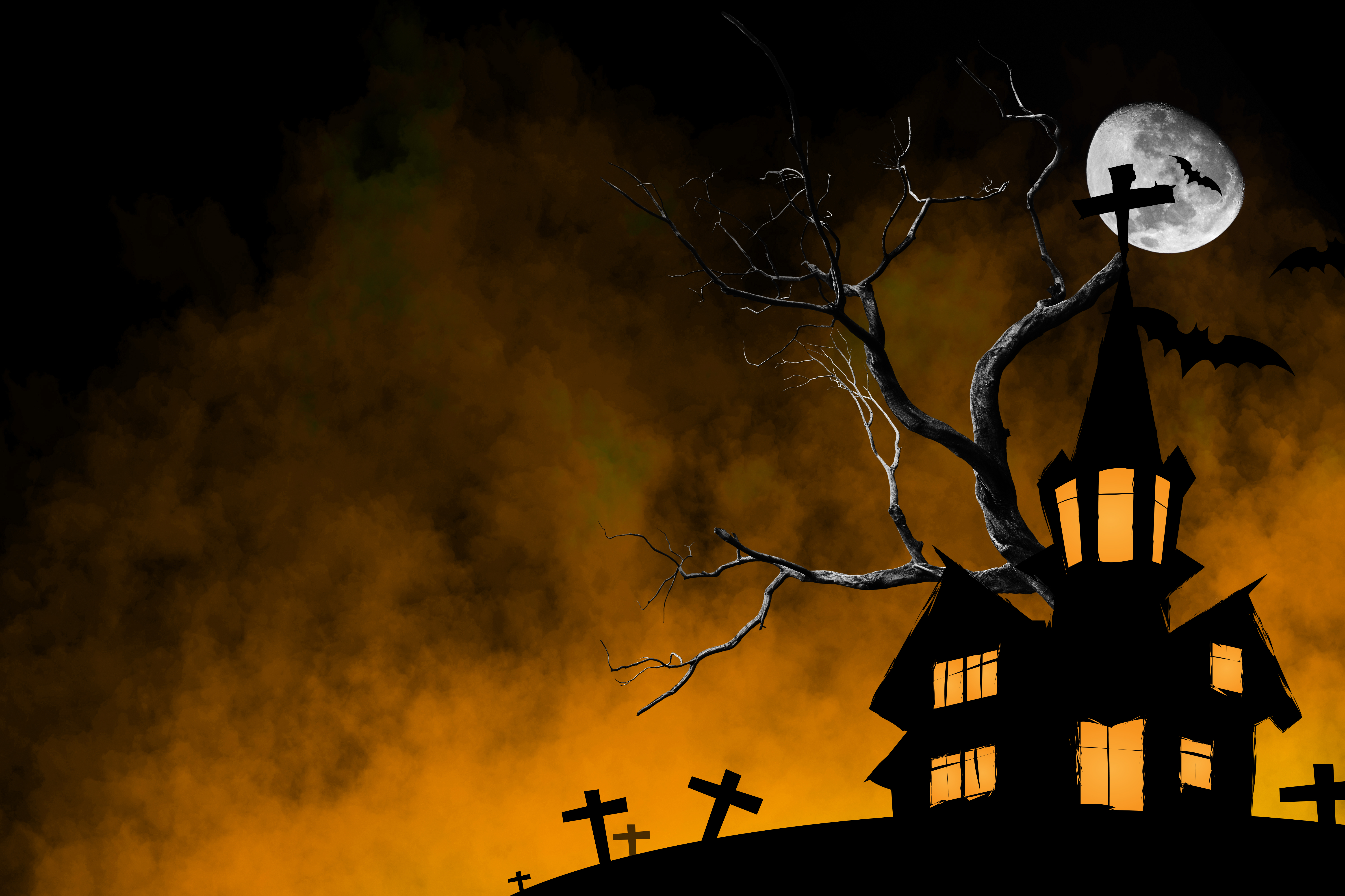 Halloween Haunted House Wallpapers