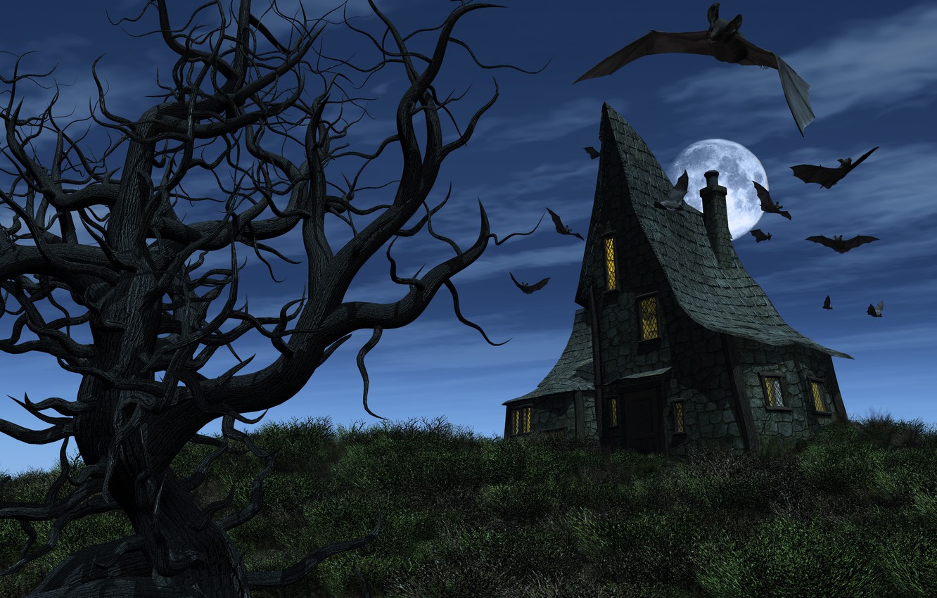 Halloween Haunted House Wallpapers