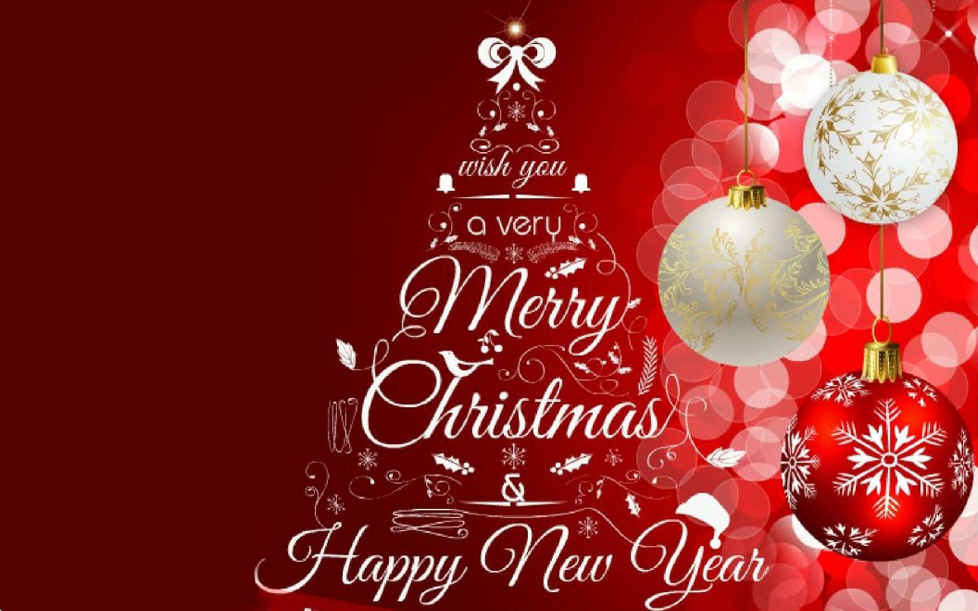 Happy New Year And Merry Christmas 2019 Wallpapers