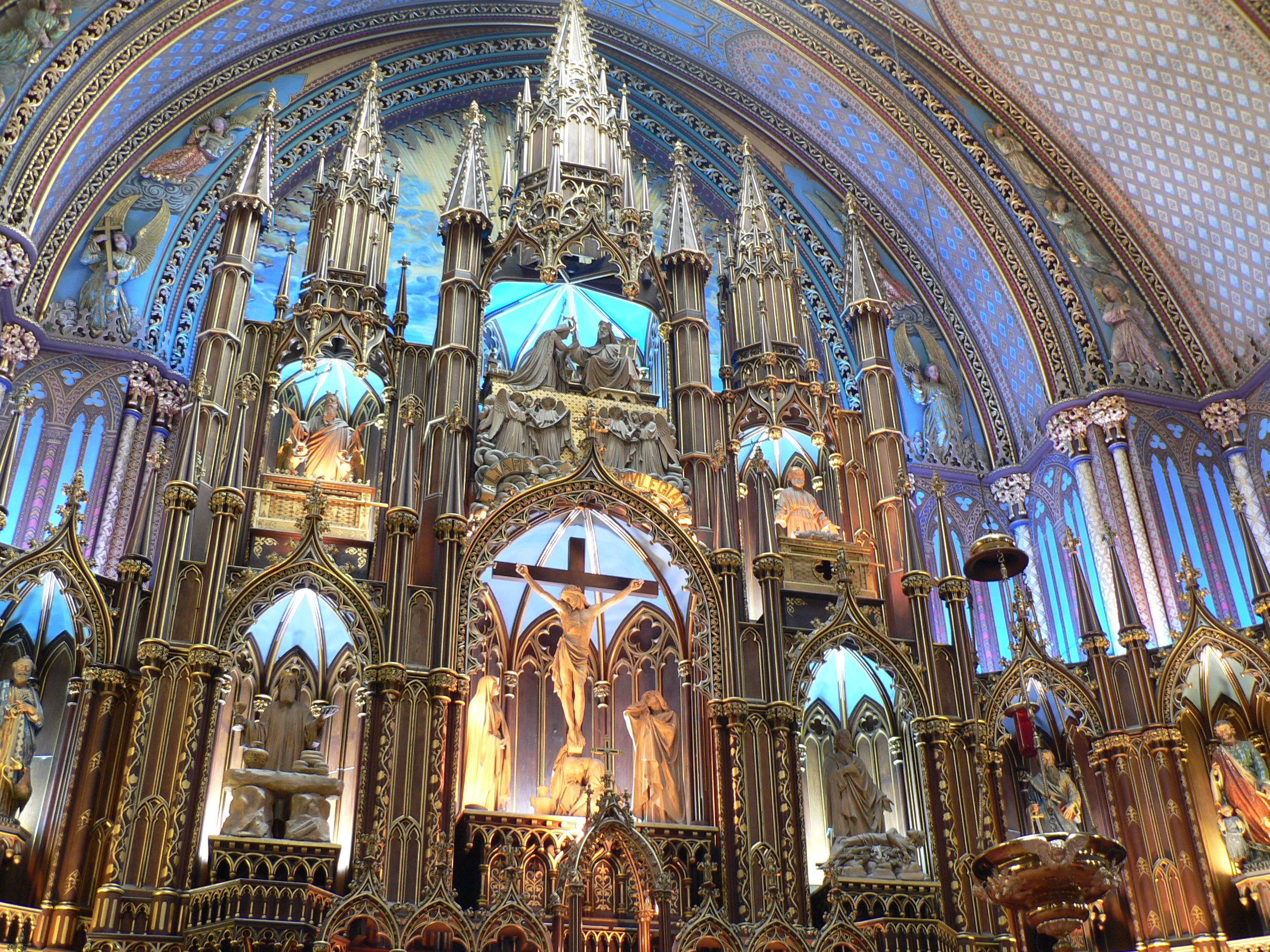 Notre Dame Basilica In Montreal Wallpapers