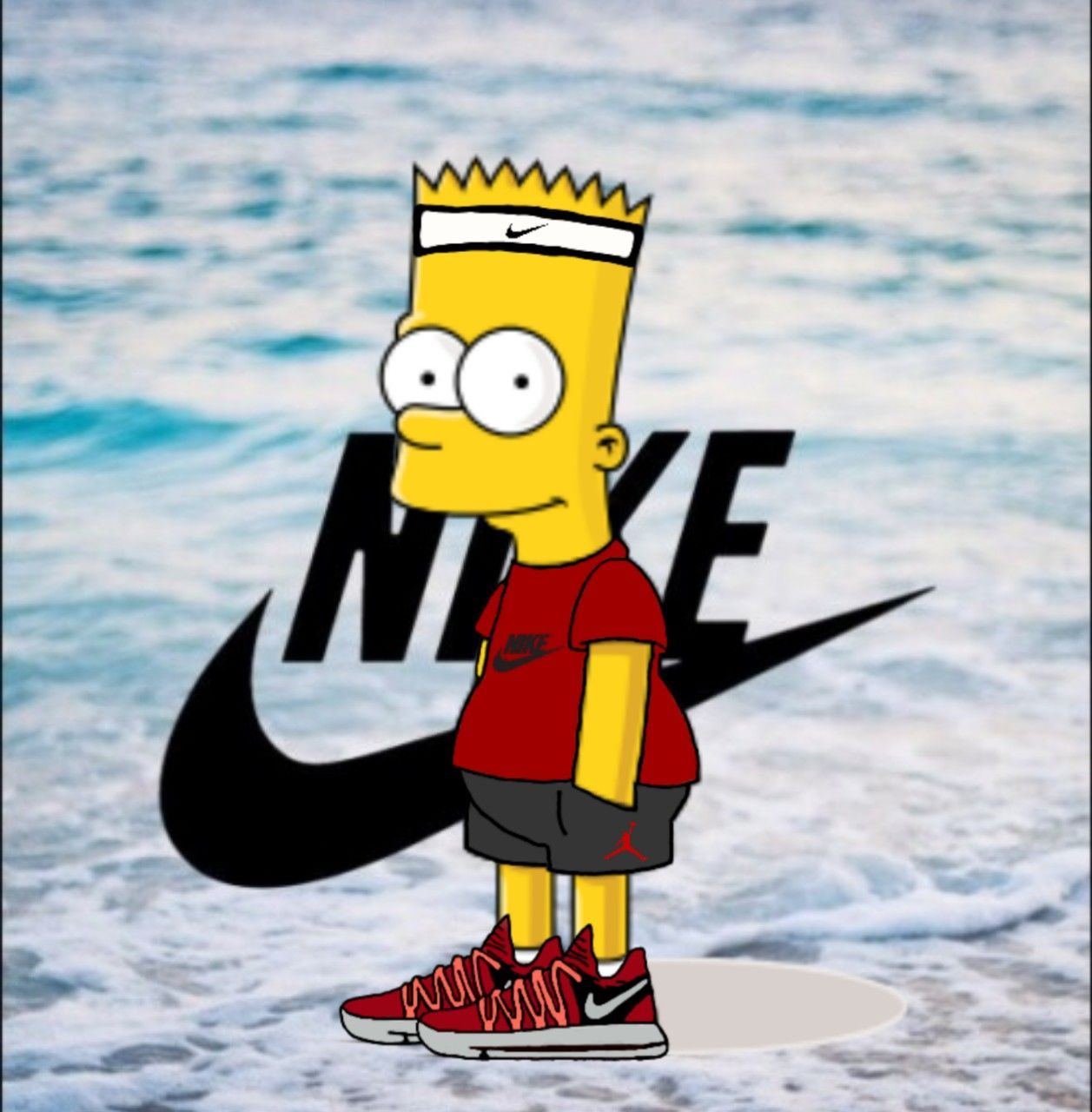 Nike Bart Simpson Iphone Wallpapers