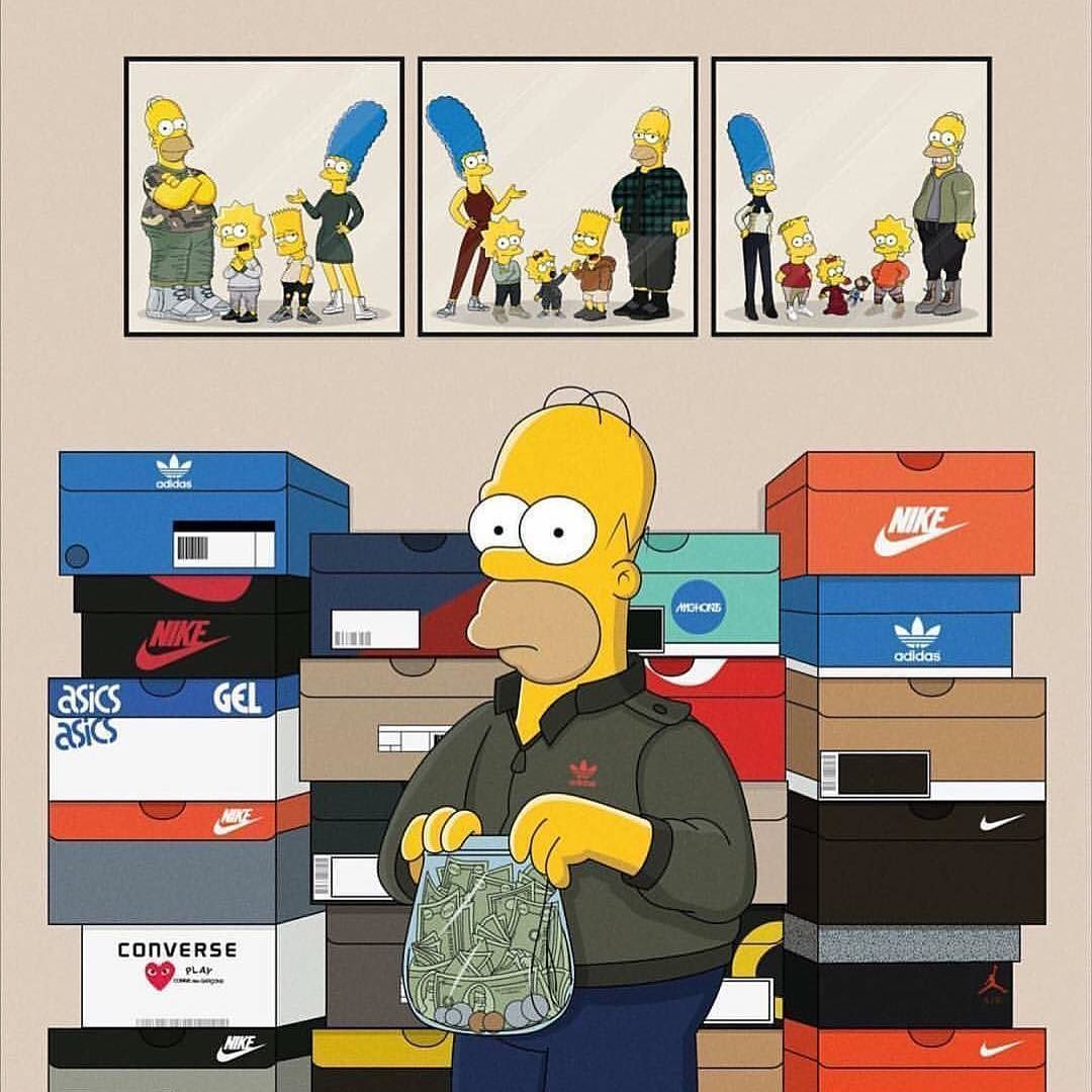 Nike Bart Simpson Iphone Wallpapers