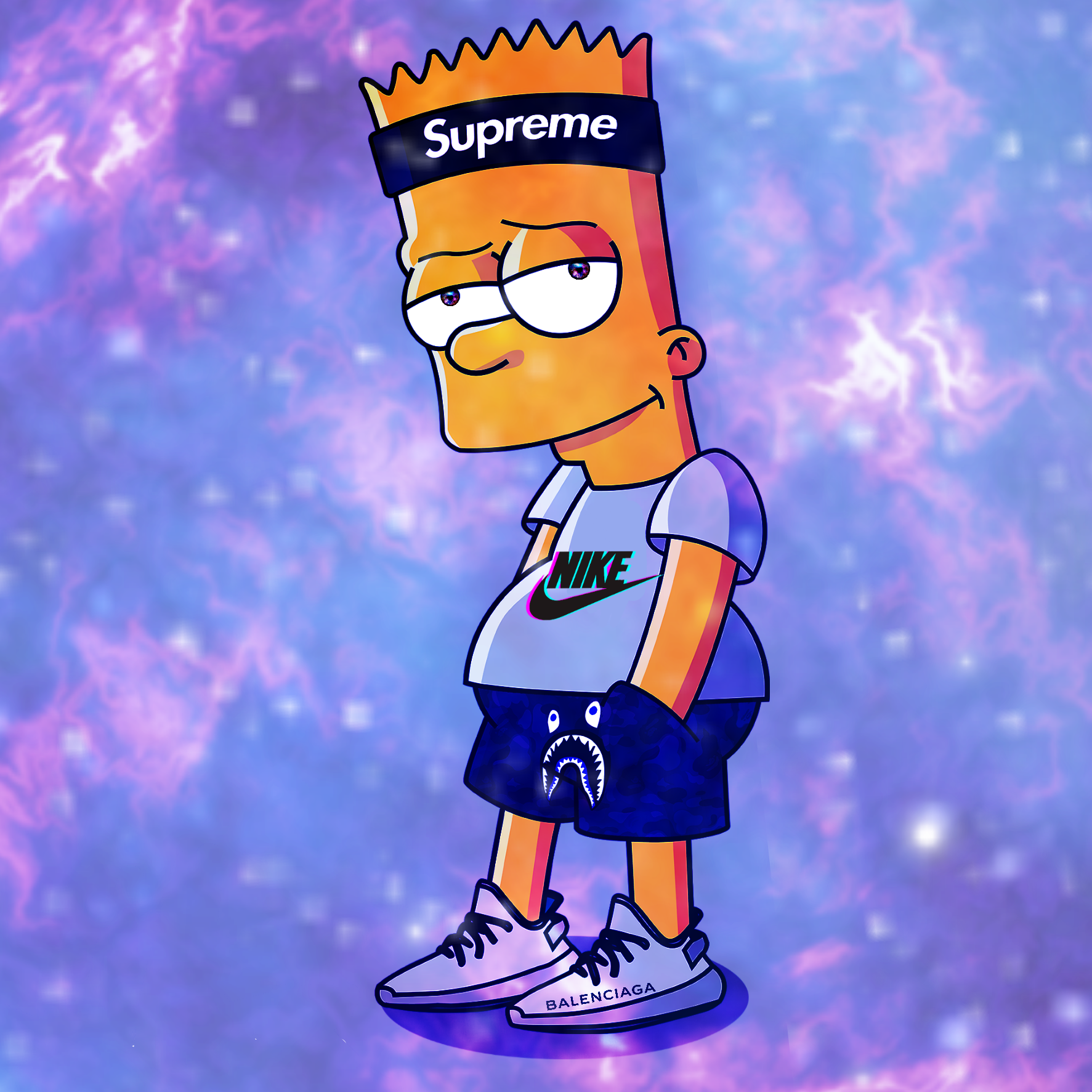 Nike Bart Simpson Iphone Wallpapers