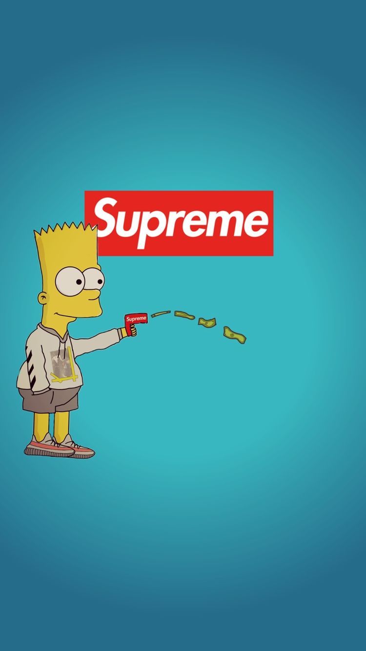Nike Bart Simpson Iphone Wallpapers