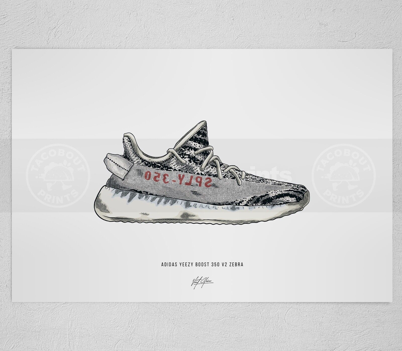 Yeezy 350 V2 Zebra Wallpapers