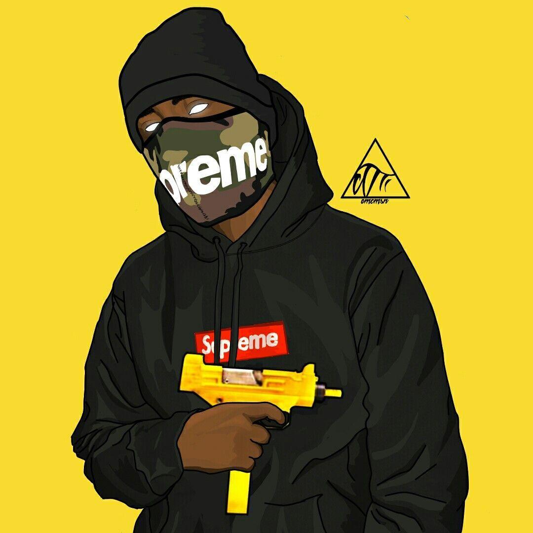 Yeezy Bape Cartoon Wallpapers