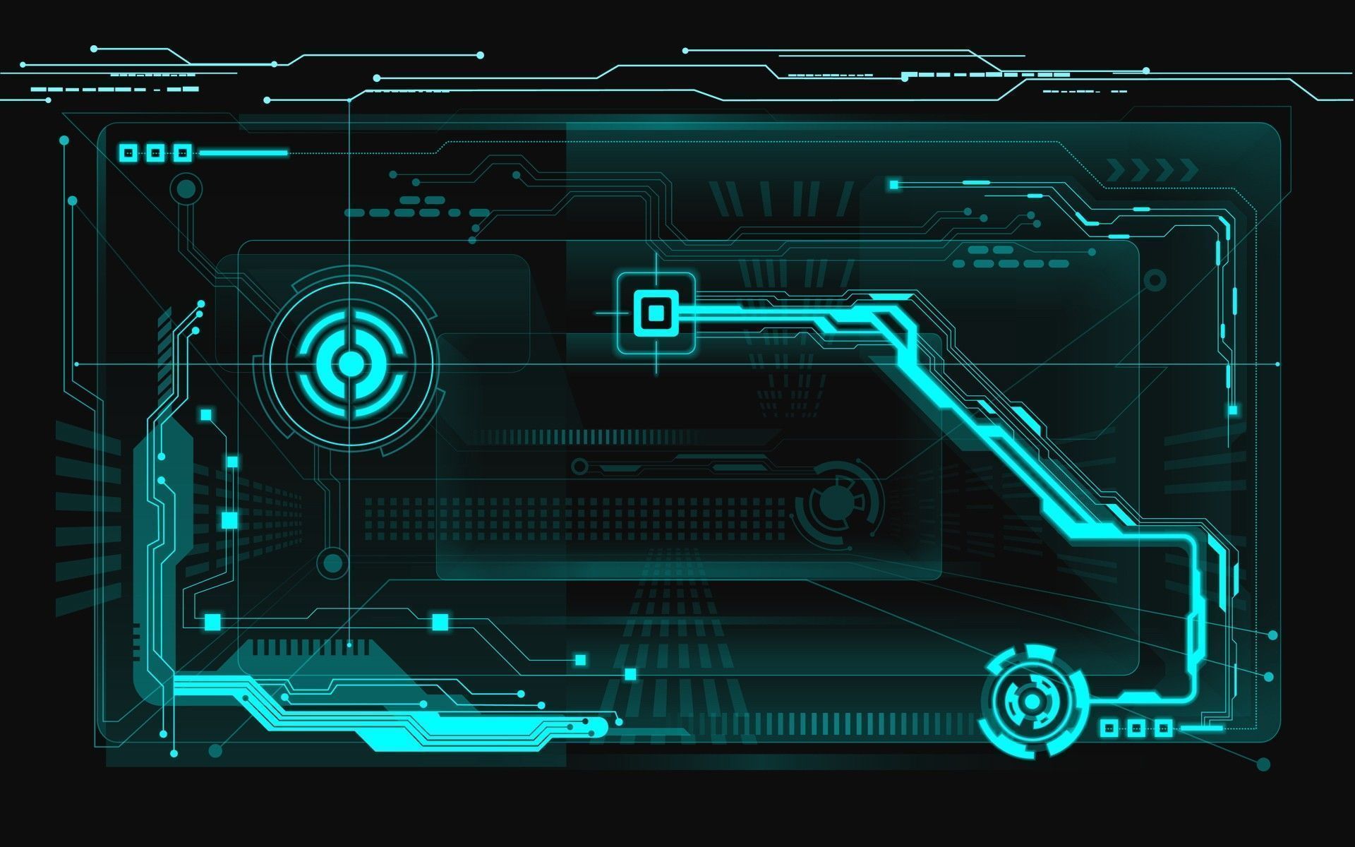 Futuristic Sci-Fi Hud Wallpapers