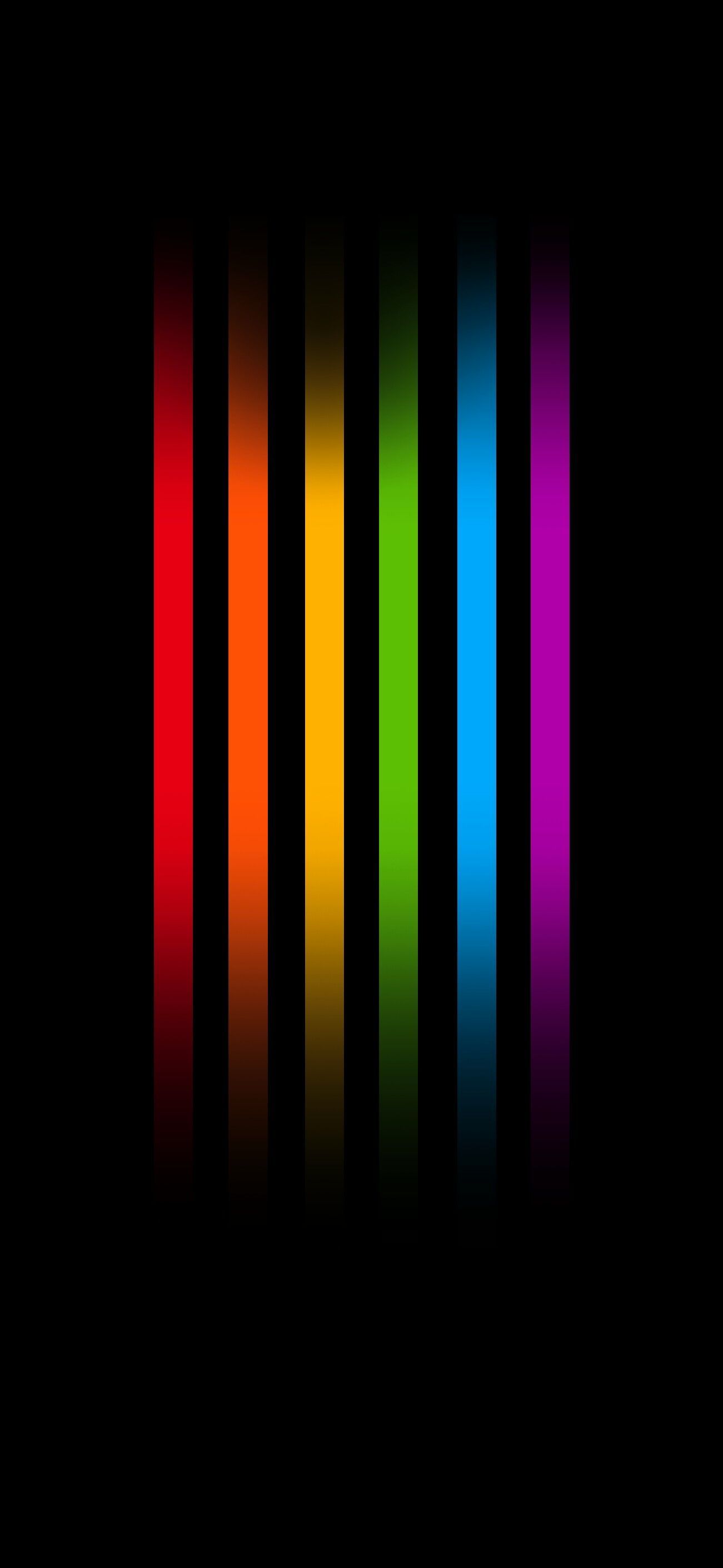 Hexagona Apple Rainbow Ios 11 Wallpapers