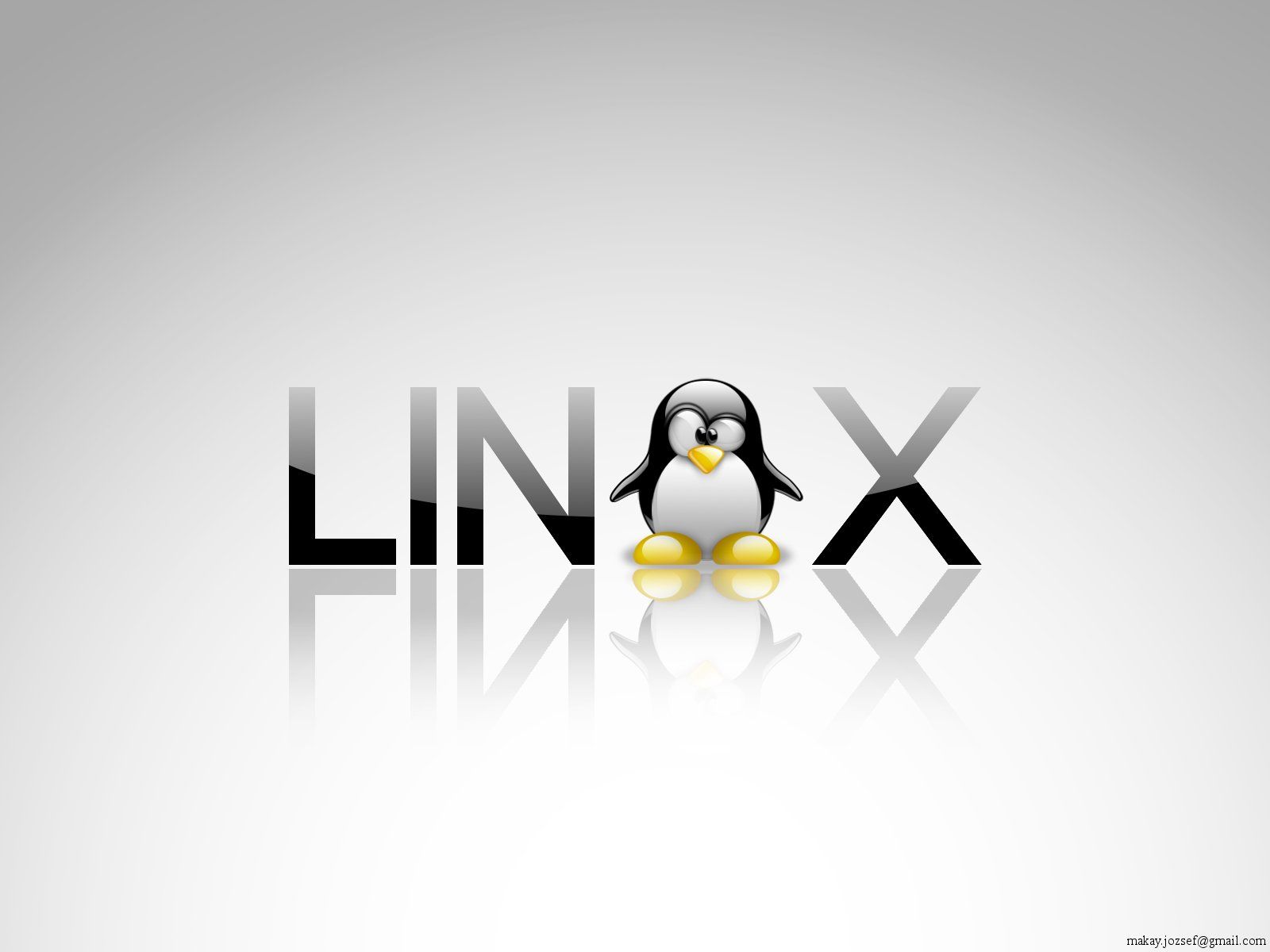 Linux Minimal Gray Logo Wallpapers