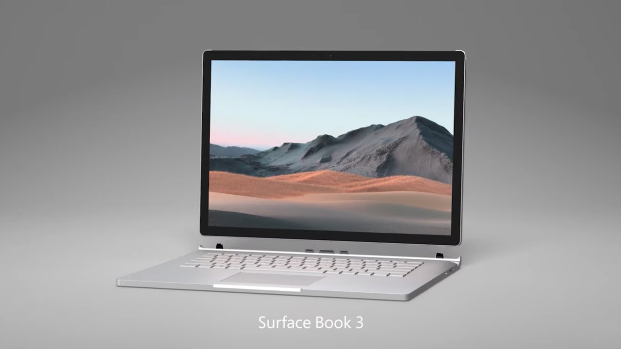 Surface Book Blue Stock Wallpapers