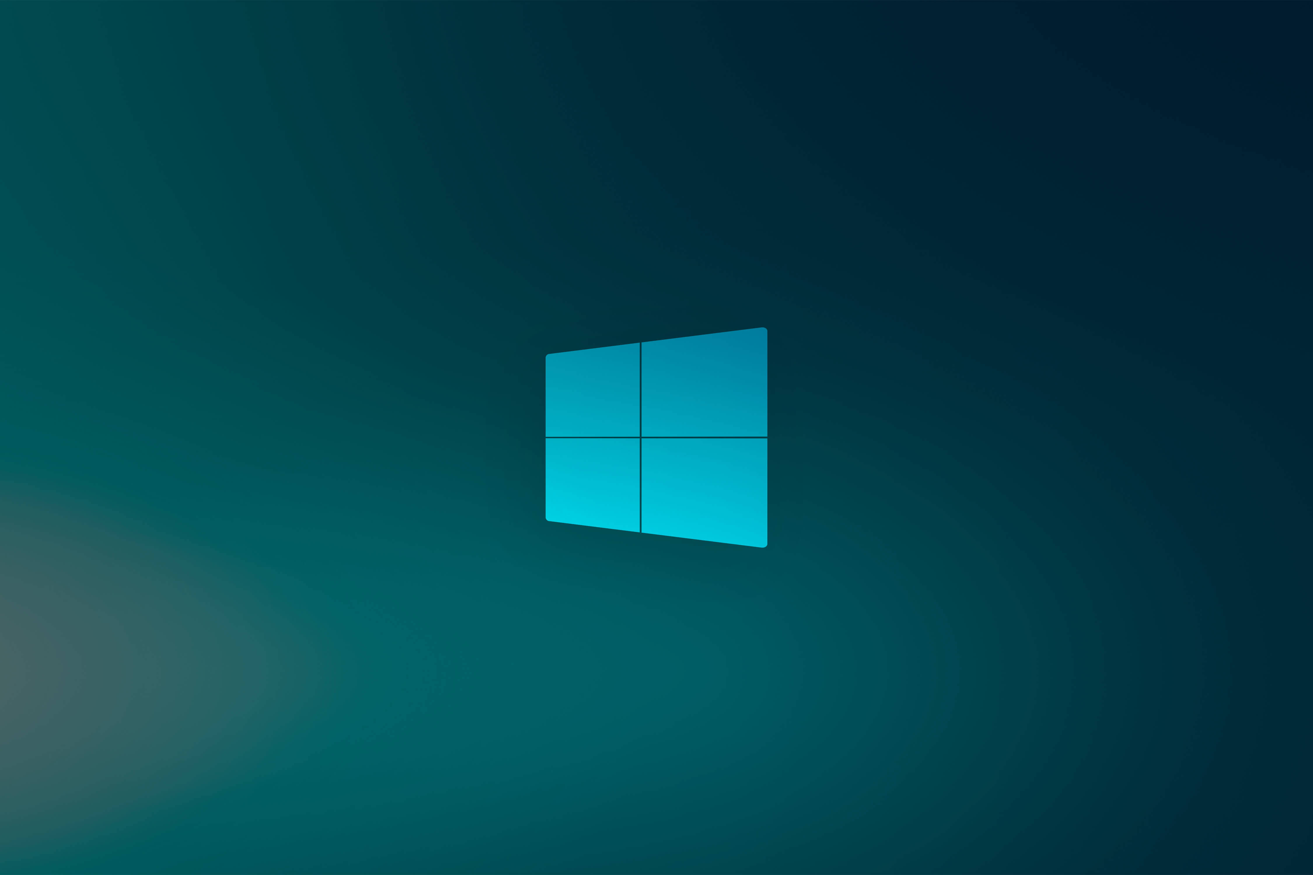 Windows 10 Cyan Logo Wallpapers