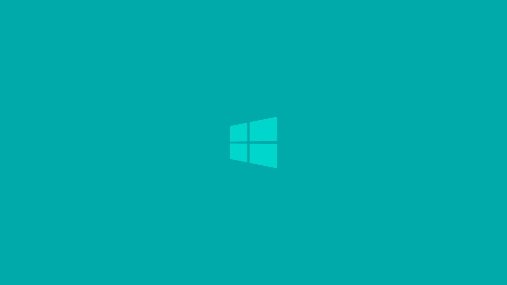 Windows 10 Cyan Logo Wallpapers