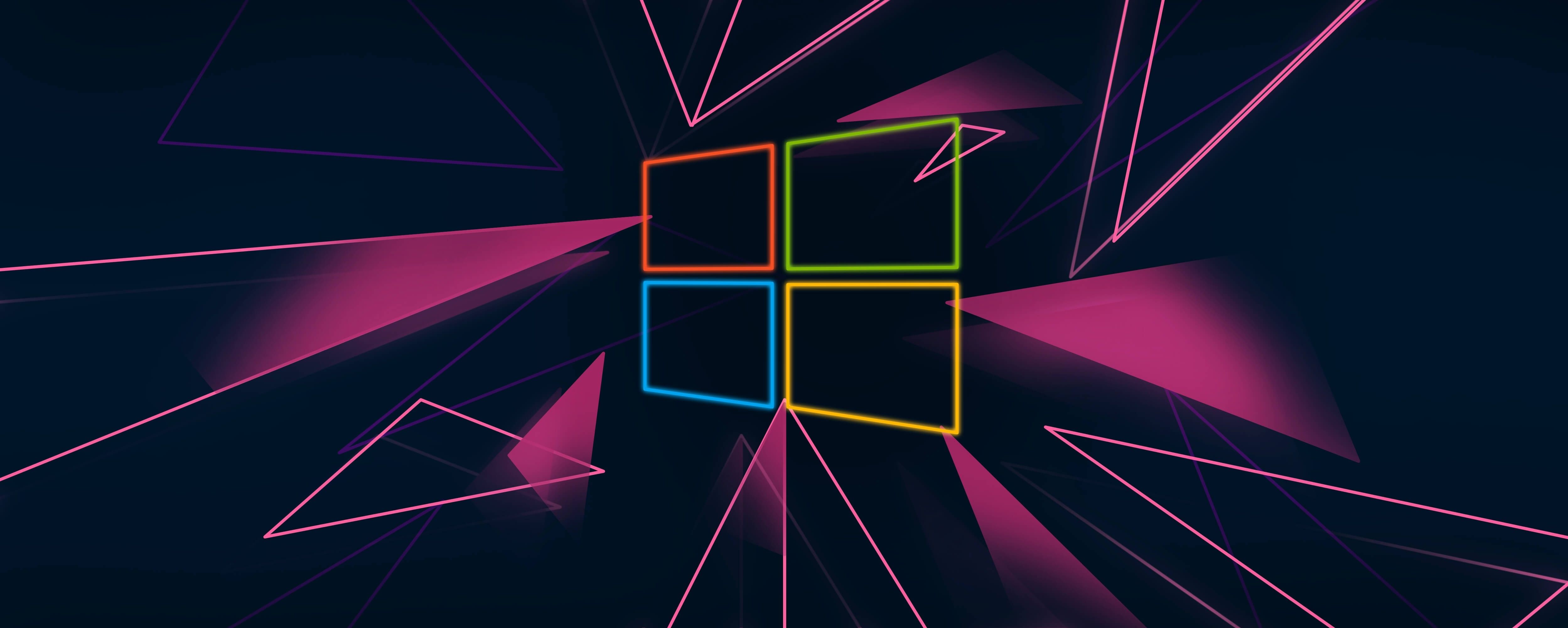 Windows 10 Cyan Logo Wallpapers