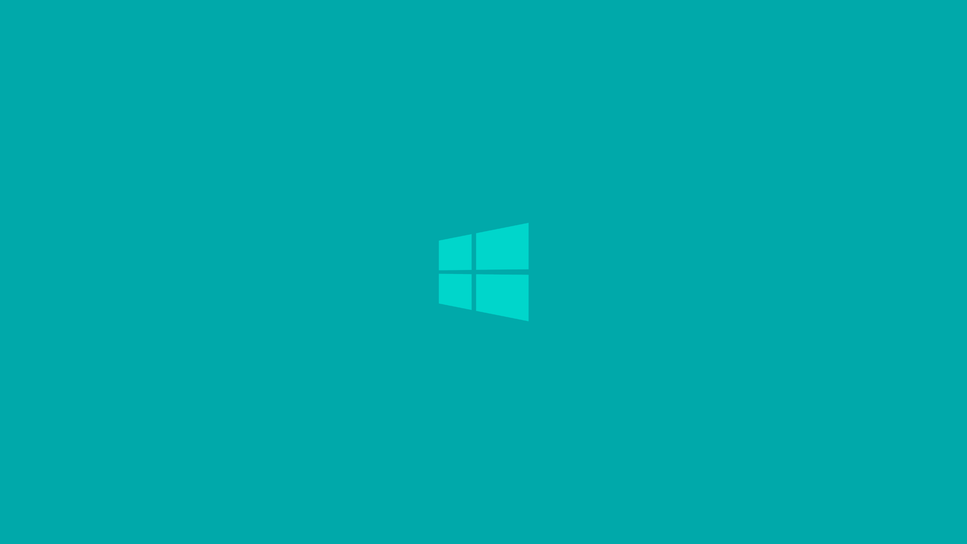 Windows 10 Cyan Logo Wallpapers