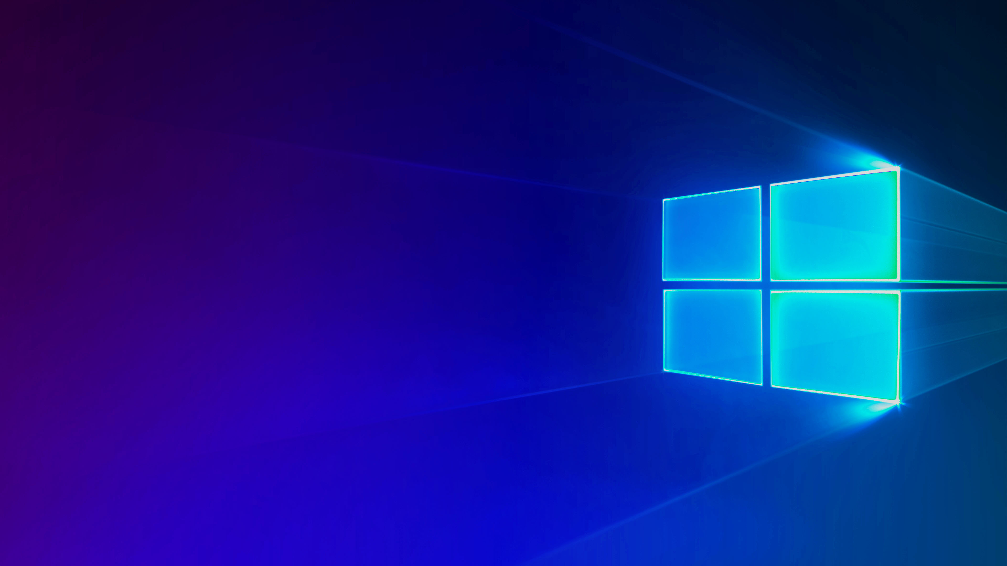 Windows 10X Blue Logo Wallpapers