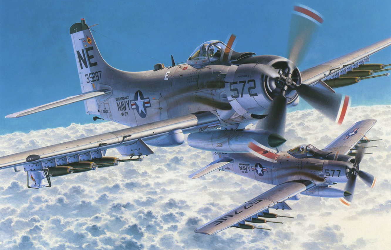 Douglas A-1 Skyraider Wallpapers