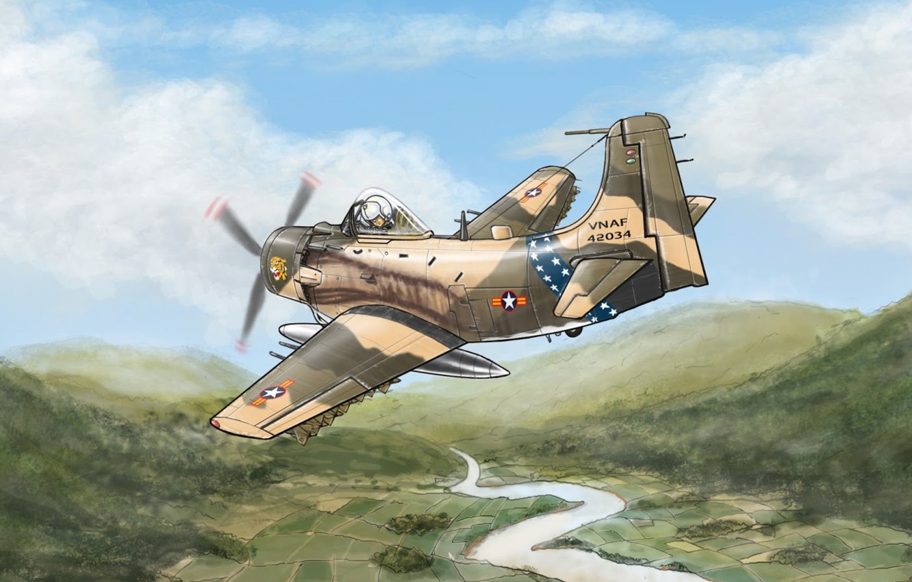 Douglas A-1 Skyraider Wallpapers