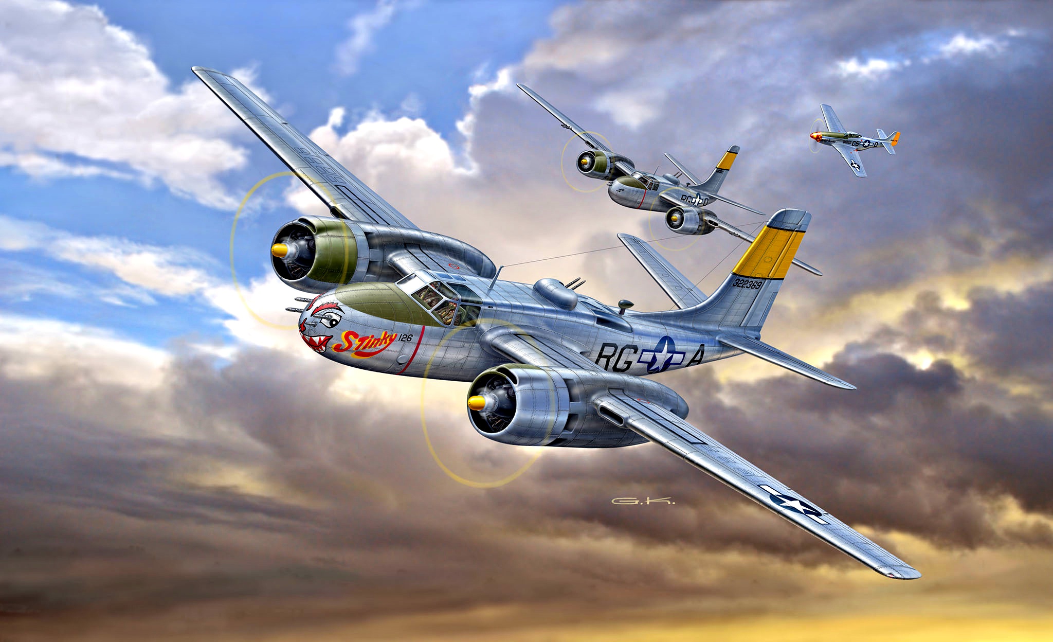 Douglas A-26 Invader Wallpapers