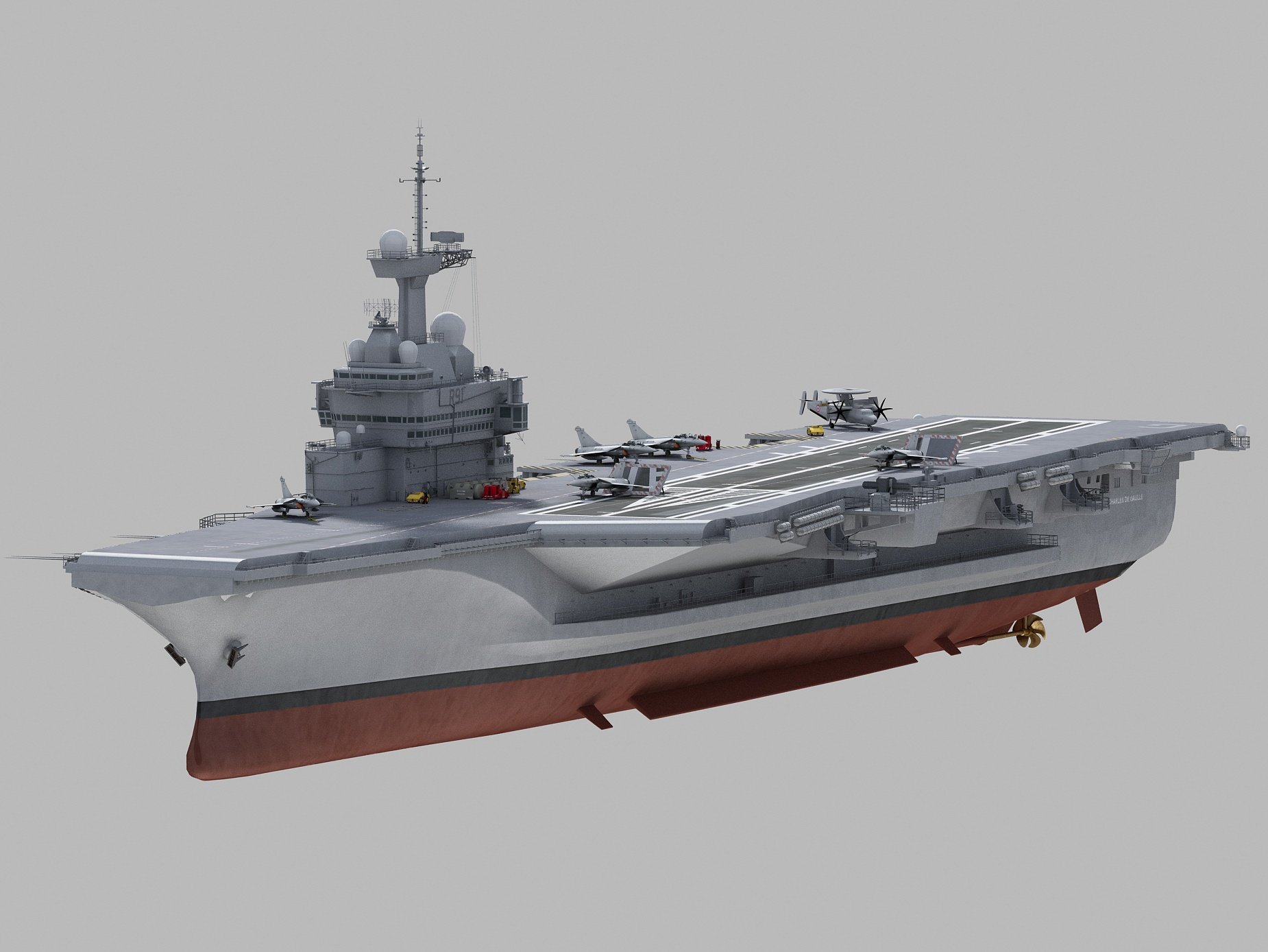 French Aircraft Carrier Charles De Gaulle (R91) Wallpapers