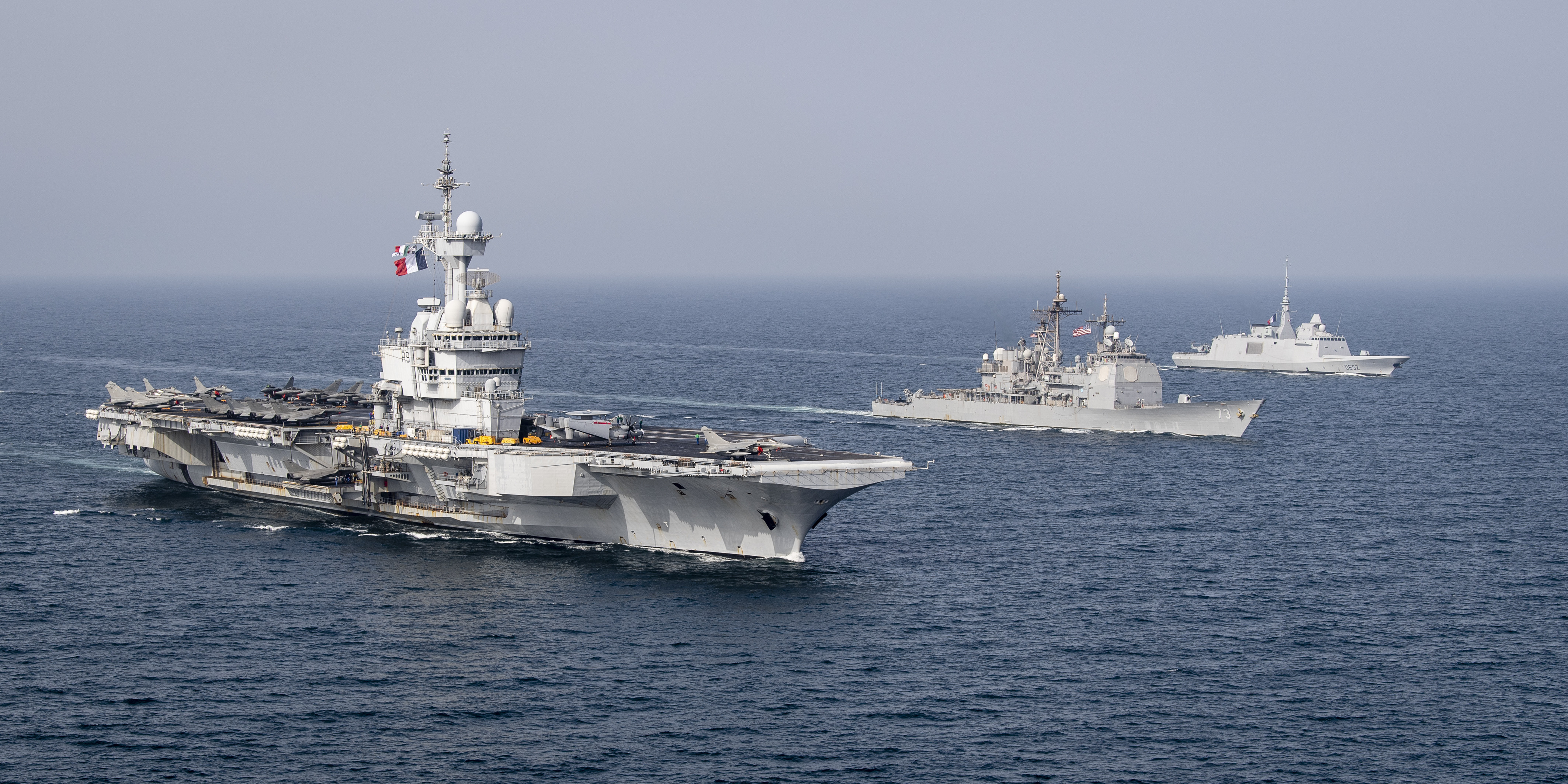 French Aircraft Carrier Charles De Gaulle (R91) Wallpapers