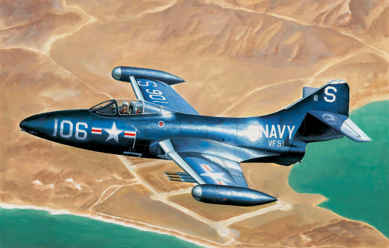 Grumman F9F Panther Wallpapers