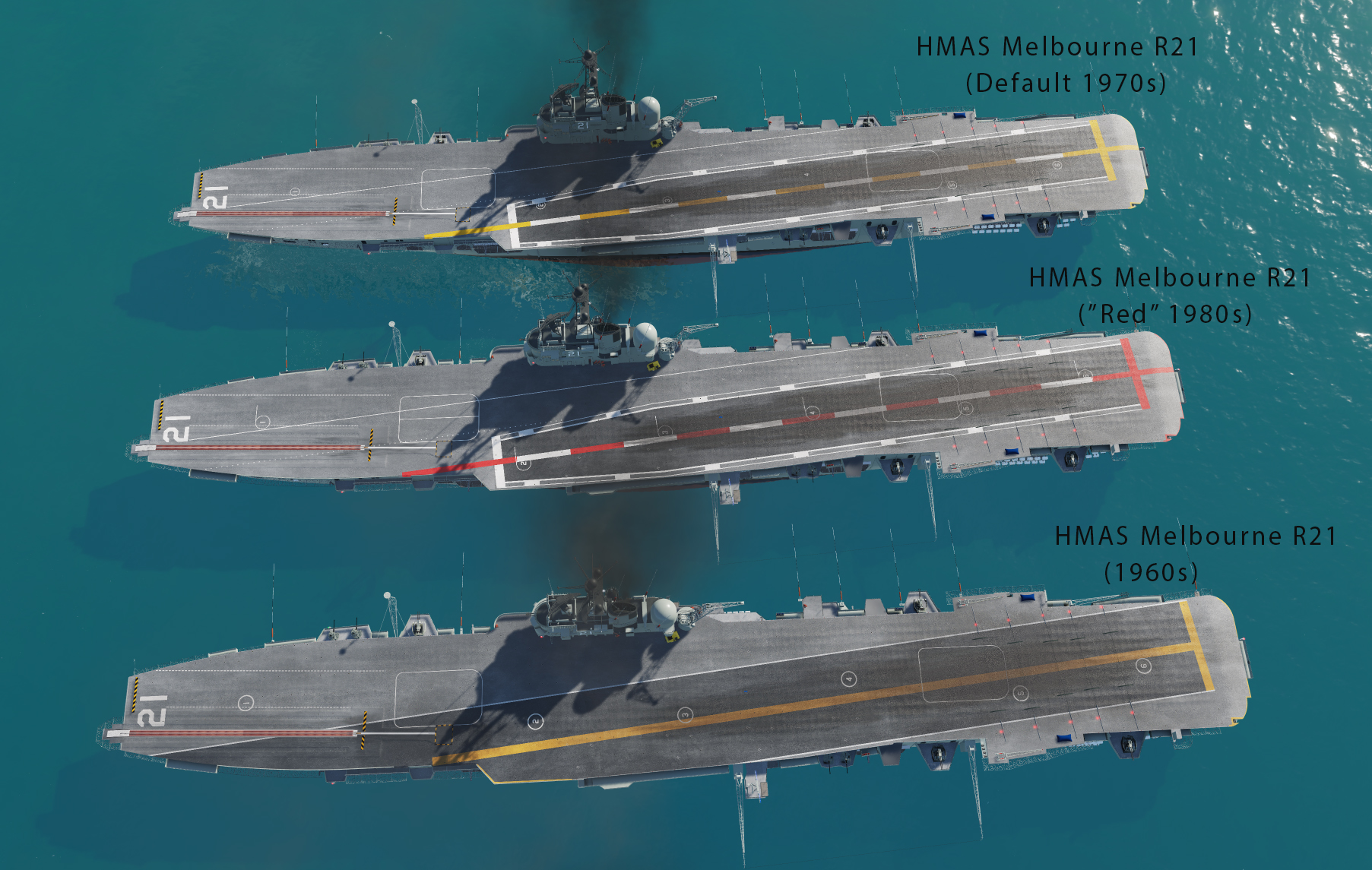 Hmas Melbourne (R21) Wallpapers