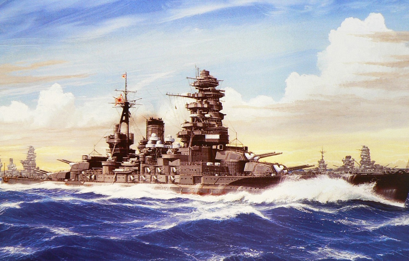 Japanese Battleship Haruna Wallpapers